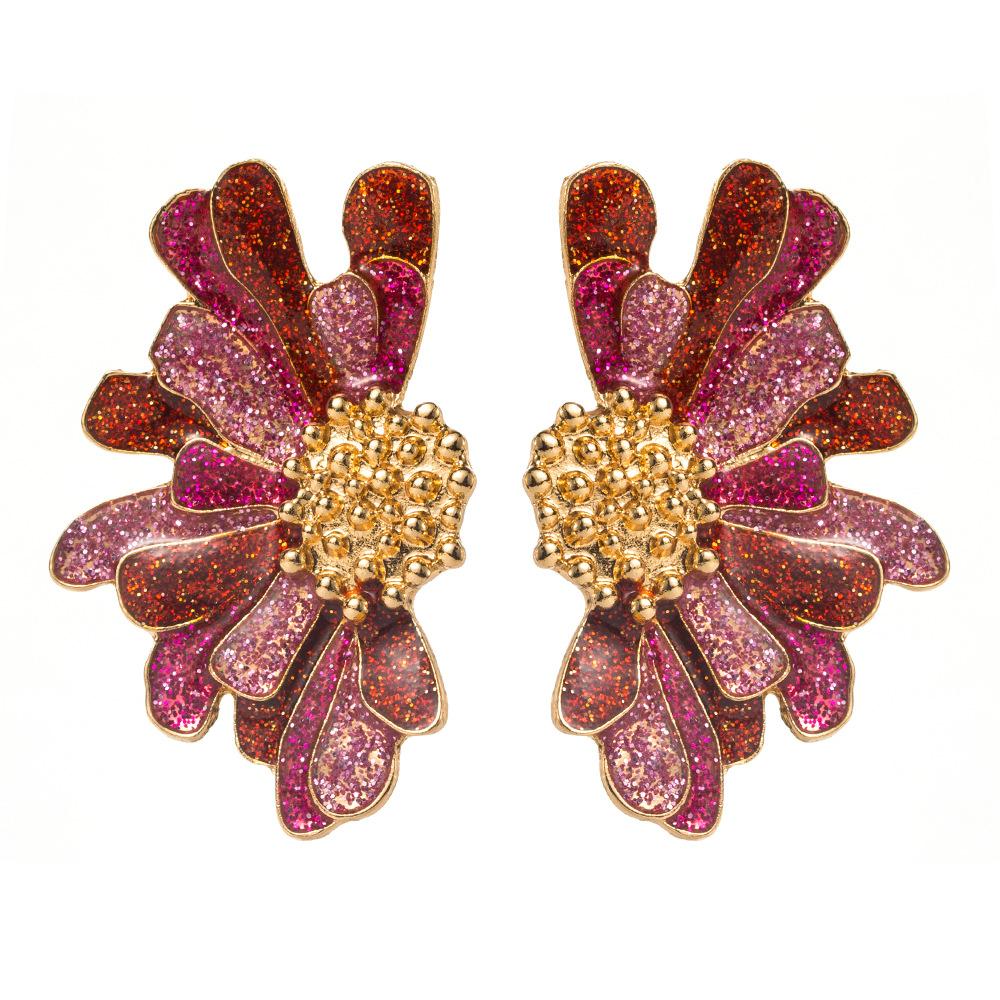 Metal Mardi Gras Flower Stud Earrings for Women New Creative Simple Design Zircon Party Accessories красный
Metal Mardi Gras Flower Stud Earrings for Women New Creative Simple Design Zircon Party Accessories красный