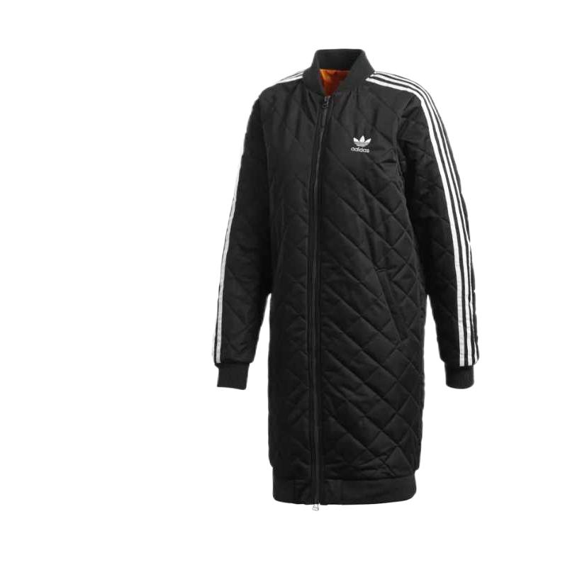 Adidas Originals Solid Color Logo Simple Comfortable Warm Baseball Collar Long Sleeve Mid-Length Cotton Coat Women Coats Black DH4592 XS
Adidas Originals Solid Color Logo Simple Comfortable Warm Baseball Collar Long Sleeve Mid-Length Cotton Coat Women Coats Black DH4592 XS