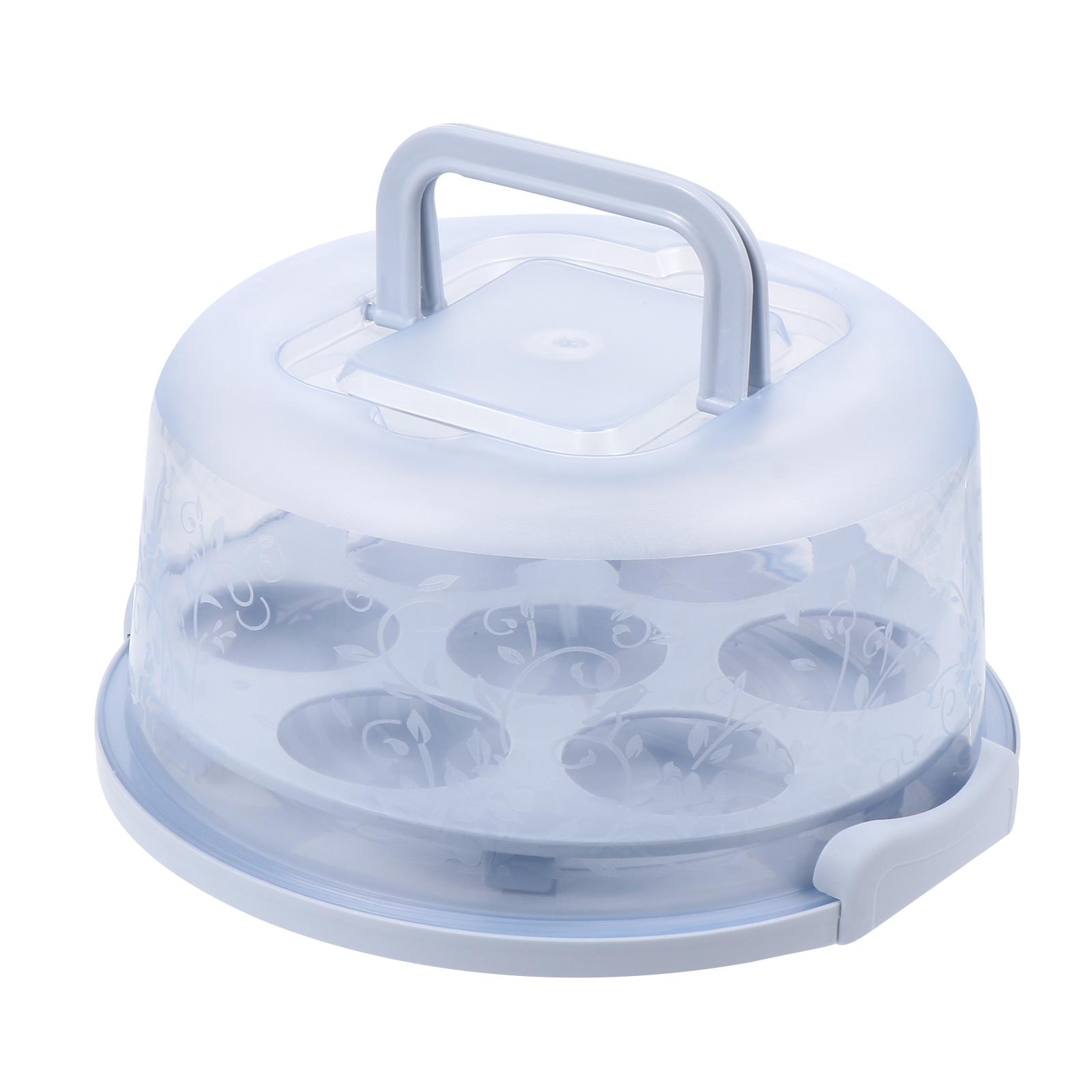 1 Set Handheld Plastic Cake Box Transparent Reusable Baking Storage Case Portable For Birthday Dessert Wrapping Packaging Home синий
1 Set Handheld Plastic Cake Box Transparent Reusable Baking Storage Case Portable For Birthday Dessert Wrapping Packaging Home синий