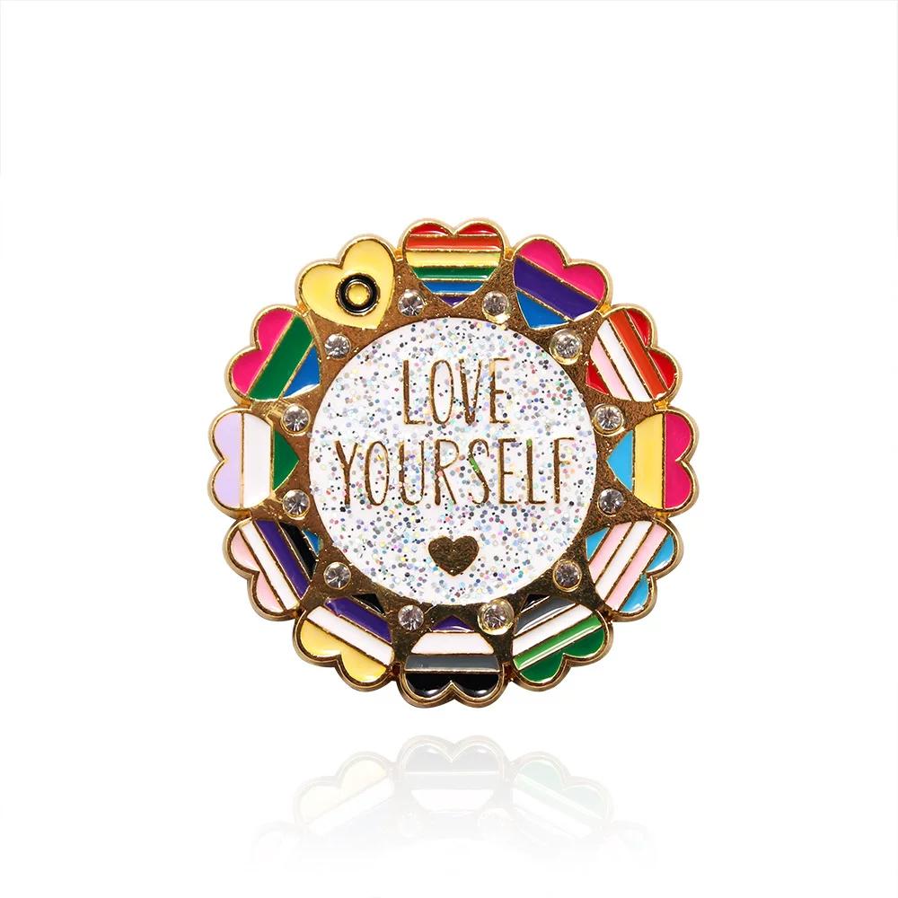 Rainbow LGBT Pride Badge Pin Gay Lesbian Brooch Colorful Equality Symbol Accessory LGBTQ Jewelry
Rainbow LGBT Pride Badge Pin Gay Lesbian Brooch Colorful Equality Symbol Accessory LGBTQ Jewelry