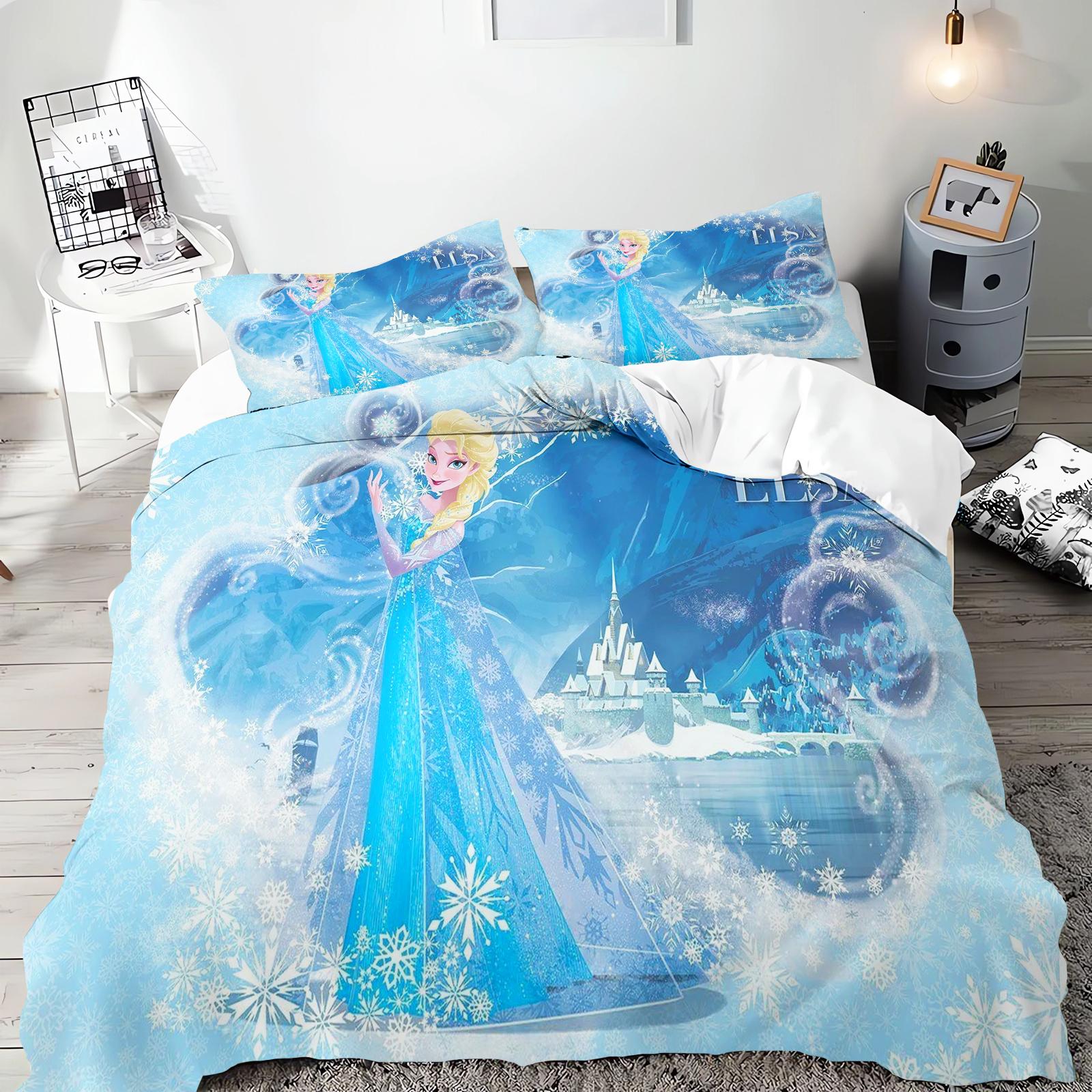 Comforter Frozen Princess Elsa And Anna 3-Piece One Piece Bedding Set Comforte Luxus Exquisite Birthday Gift 100% Polyester Home Decor Comforter (quilt)-EU Single(135*200cm)3pcs
Comforter Frozen Princess Elsa And Anna 3-Piece One Piece Bedding Set Comforte Luxus Exquisite Birthday Gift 100% Polyester Home Decor Comforter (quilt)-EU Single(135*200cm)3pcs