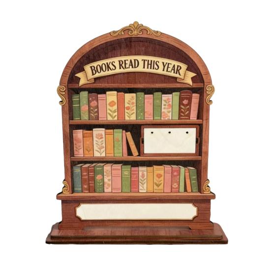 Дерев яний лічильник прочитаних книг цього року, знак-трекер читання для книжкової полиці, декор для бібліотеки, книжкові подарунки для книголюбів, книгоїд, жінки, вчитель B
Дерев яний лічильник прочитаних книг цього року, знак-трекер читання для книжкової полиці, декор для бібліотеки, книжкові подарунки для книголюбів, книгоїд, жінки, вчитель B