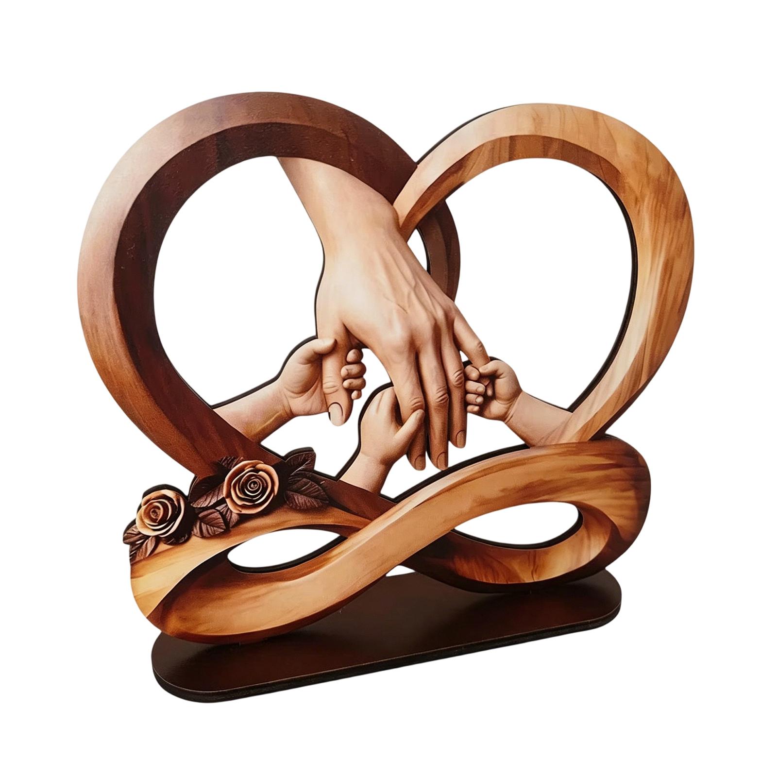 Wooden Desktop Decoration with 2D Flat Design Featuring Heart and Bear Family Motif Suitable for Home Office and Living Room Display One Size
Wooden Desktop Decoration with 2D Flat Design Featuring Heart and Bear Family Motif Suitable for Home Office and Living Room Display One Size