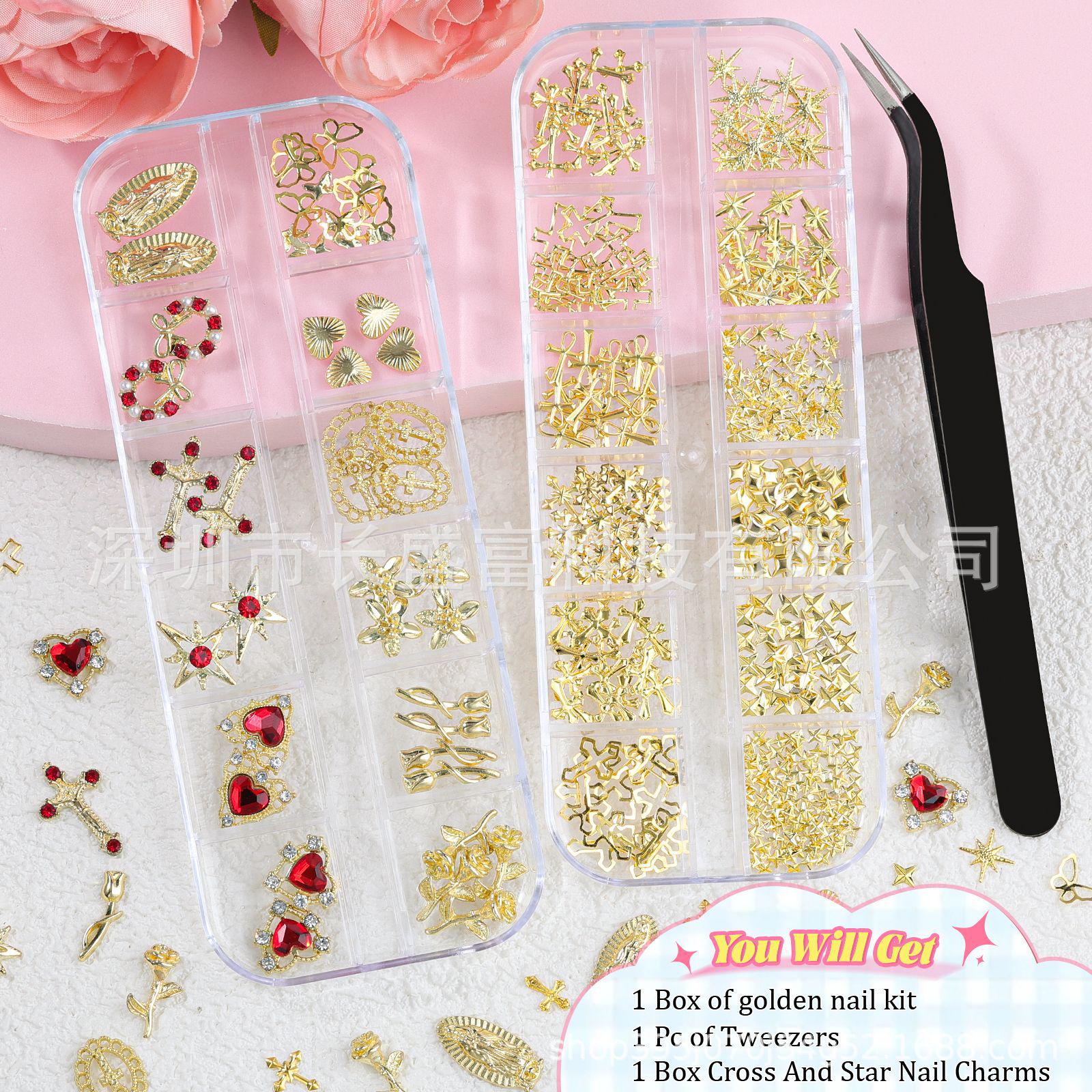 Metal Nail Art Rivet Ornaments: Butterfly & Heart Embossed Wearable Nail Decorations срібний
Metal Nail Art Rivet Ornaments: Butterfly & Heart Embossed Wearable Nail Decorations срібний