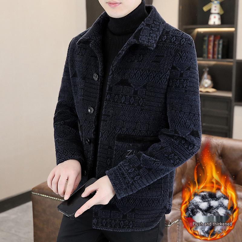 Men s Short Lapel Jacket - 2025 Spring/Autumn Youthful Mature Style, Casual Thickened Design 2XL темно-сірий
Men s Short Lapel Jacket - 2025 Spring/Autumn Youthful Mature Style, Casual Thickened Design 2XL темно-сірий