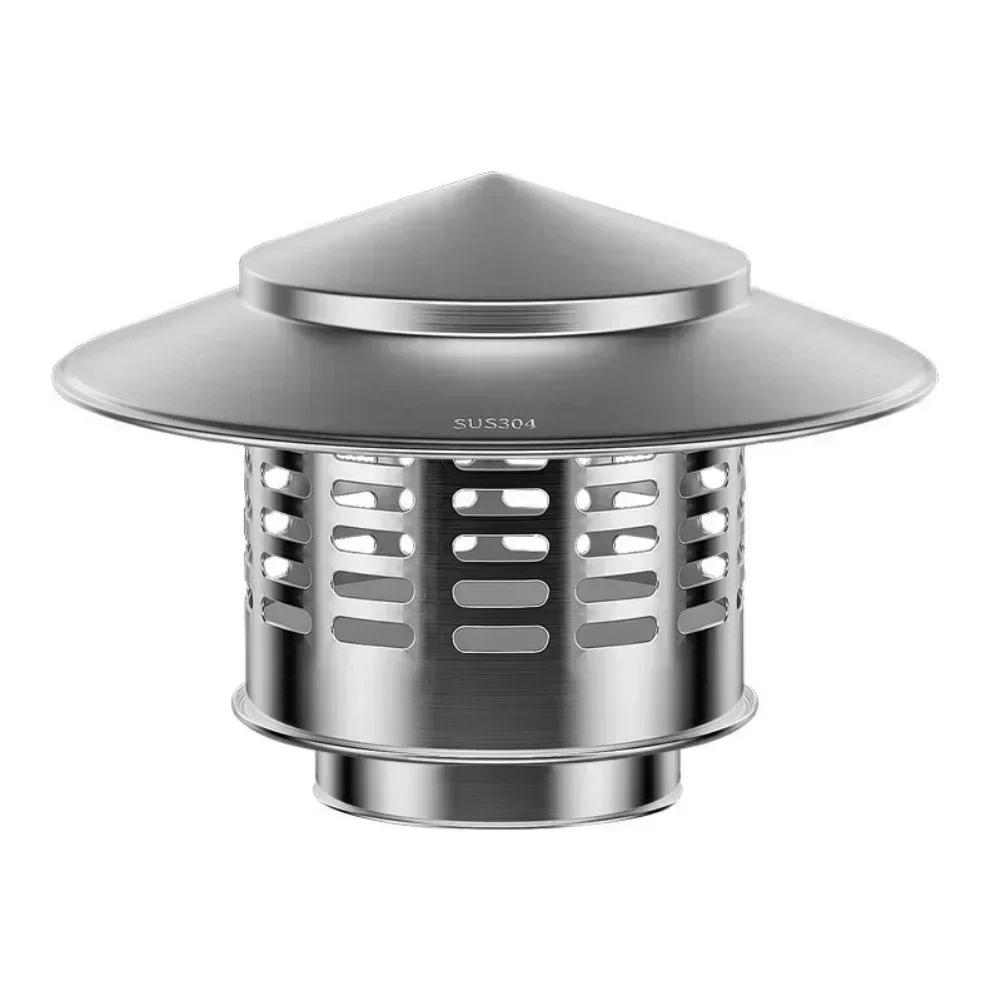 Chimney Cap For Roof Exhaust Pipe Made Of 304 Stainless Steel With Rain Protection And Rust Resistant For Extended Use 160
Chimney Cap For Roof Exhaust Pipe Made Of 304 Stainless Steel With Rain Protection And Rust Resistant For Extended Use 160