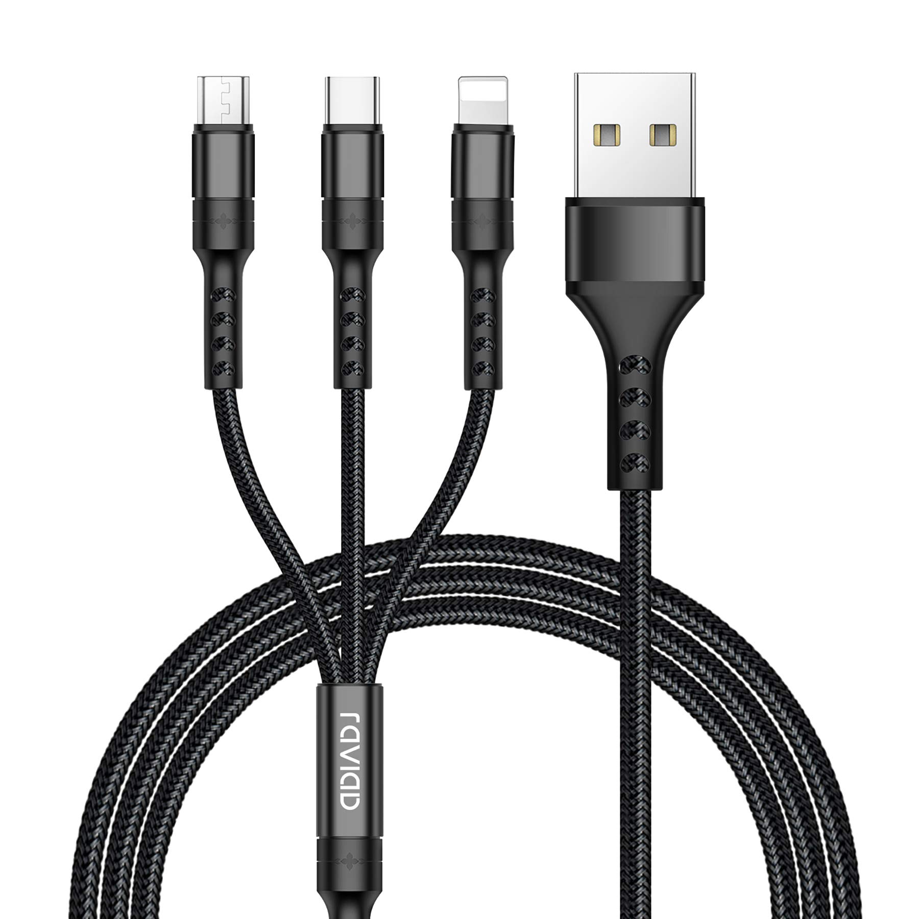 RAVIAD 3in1 Charging Cable USB Cable 3A Rapid Charging Charging Cord USB Type C Cable Micro USB Cable Phone Charging Cable Can Power 3 Devices
RAVIAD 3in1 Charging Cable USB Cable 3A Rapid Charging Charging Cord USB Type C Cable Micro USB Cable Phone Charging Cable Can Power 3 Devices