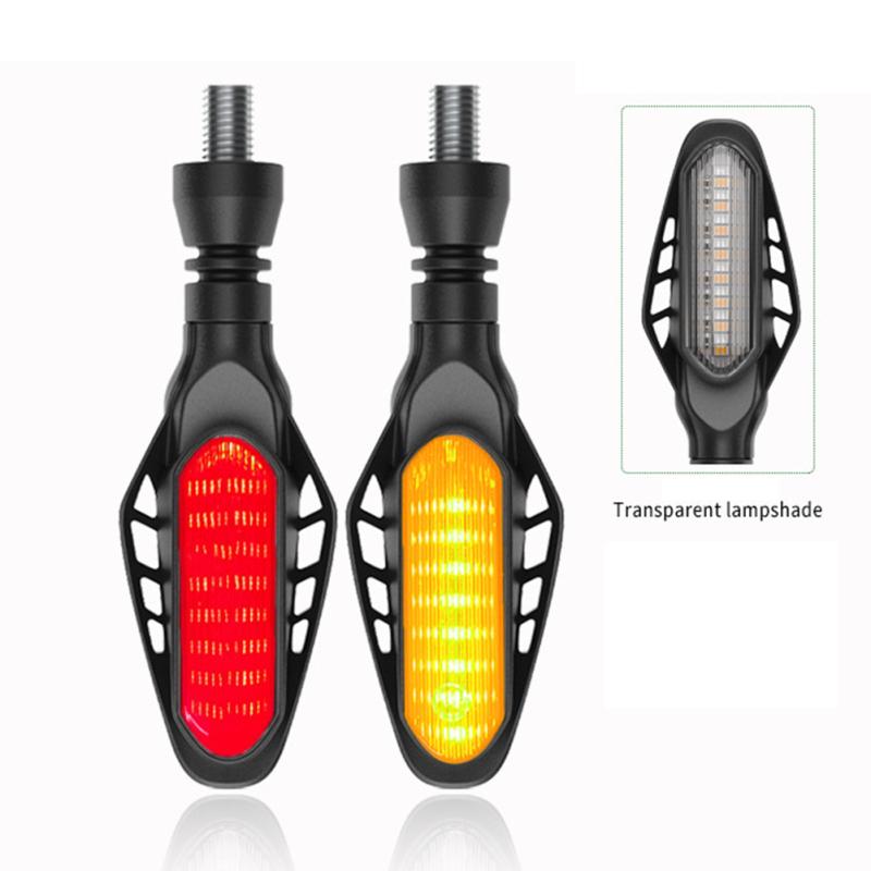 1 пара сигналов поворота для мотоцикла, 16 светодиодов, двухцветные последовательные указатели поворота, дневное время D
1 пара сигналов поворота для мотоцикла, 16 светодиодов, двухцветные последовательные указатели поворота, дневное время D