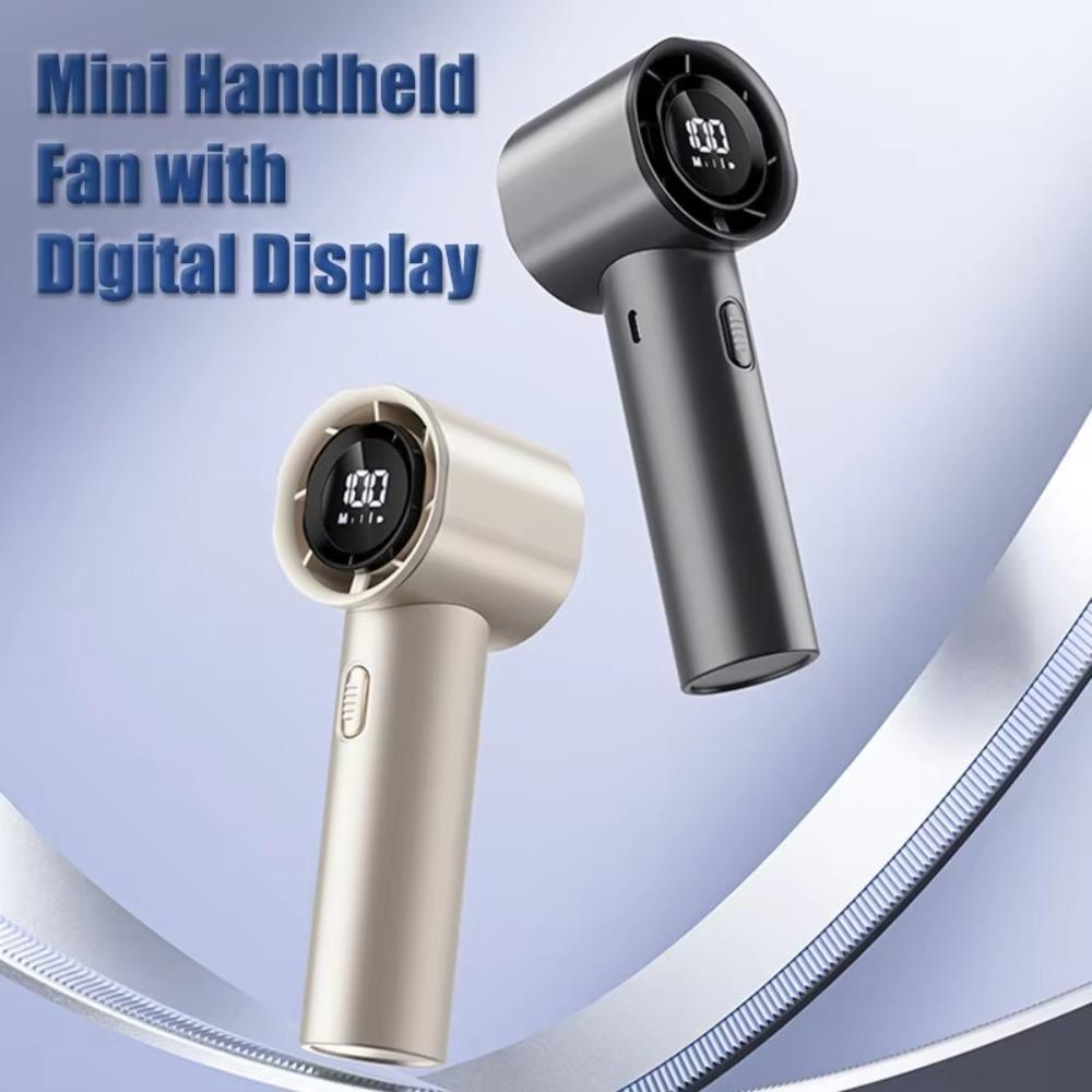 100 Wind Speeds Turbo Handheld Fan Rechargeable Mini Fan Portable Mini Pocket Fan Camping шампанського
100 Wind Speeds Turbo Handheld Fan Rechargeable Mini Fan Portable Mini Pocket Fan Camping шампанського