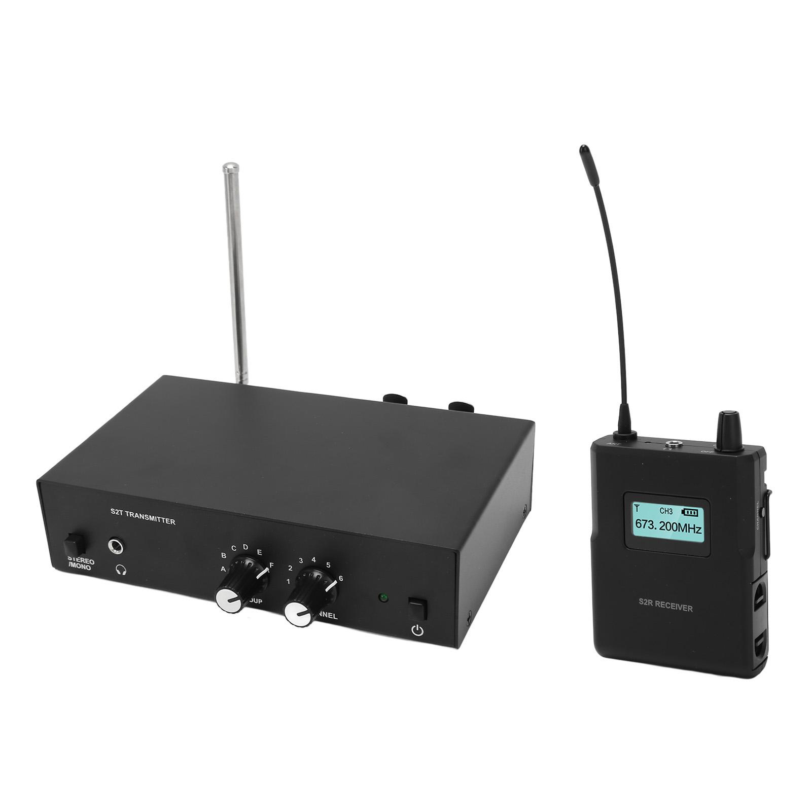 ANLEON S2T стереосистема беспроводного монитора 570‑590 МГц беспроводной передатчик-приемник для монитора с US Plug
ANLEON S2T стереосистема беспроводного монитора 570‑590 МГц беспроводной передатчик-приемник для монитора с US Plug