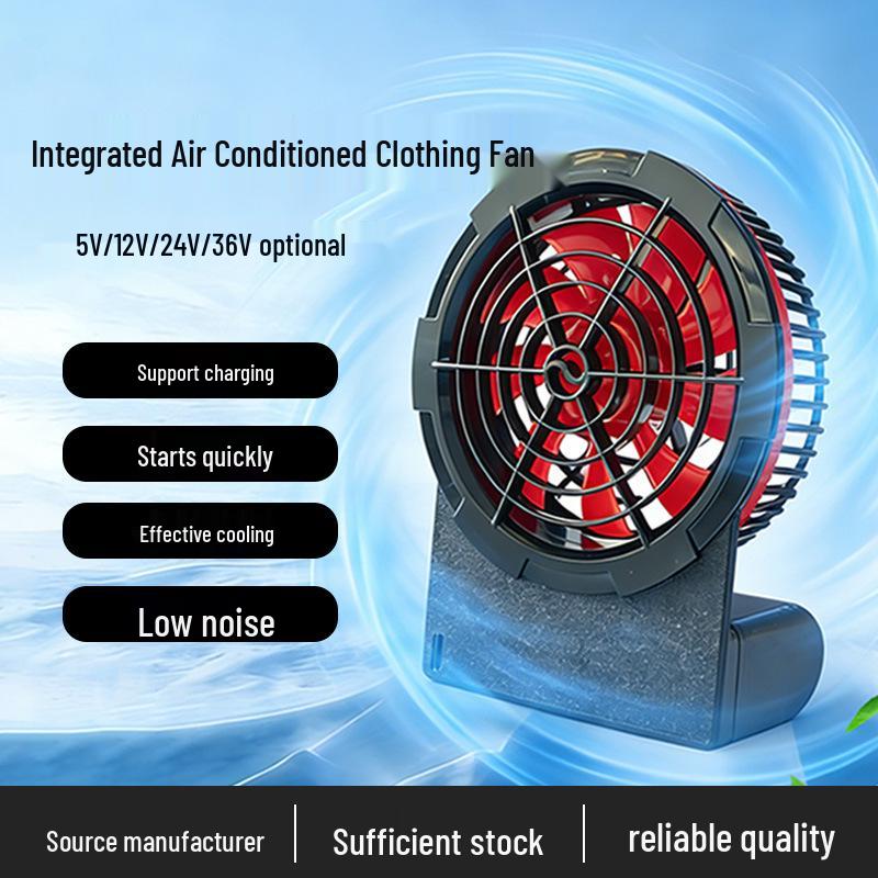 Air-Conditioned Cooling Clothing with 9-Blade Brushless Fan - Available in 12V, 18V, 25V, 30V for Summer Heatstroke Prevention Integrated Machine Fan 1pc (6-24 hours)
Air-Conditioned Cooling Clothing with 9-Blade Brushless Fan - Available in 12V, 18V, 25V, 30V for Summer Heatstroke Prevention Integrated Machine Fan 1pc (6-24 hours)