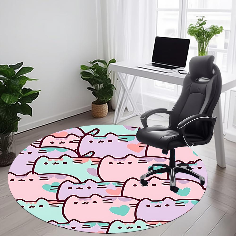 1pc Cute Cats Office Round Area Rug, Indoor Mat Suitable ForOffice, Under Office Chairs Bedroom Living Room Home Decor, Room Deco 116 80cm by 80cm
1pc Cute Cats Office Round Area Rug, Indoor Mat Suitable ForOffice, Under Office Chairs Bedroom Living Room Home Decor, Room Deco 116 80cm by 80cm