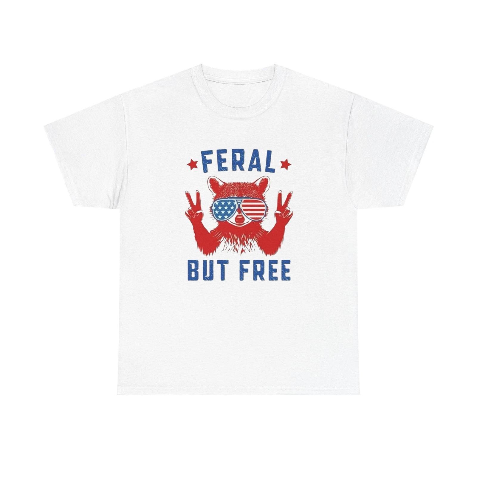 Feral But Free American Flag Graphic T-Shirt Unisex Heavy Cotton Tee NEW S
Feral But Free American Flag Graphic T-Shirt Unisex Heavy Cotton Tee NEW S