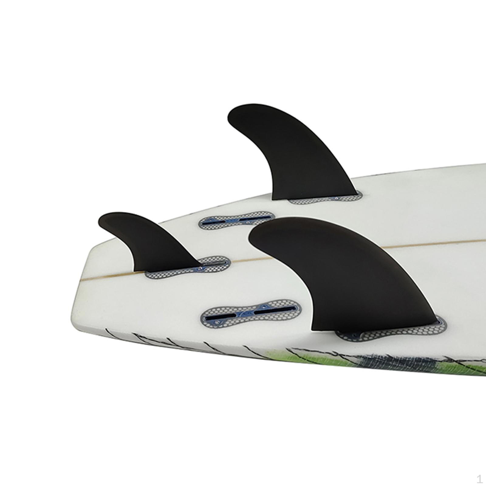 3Pcs Surfboard Fin Surfing Dinghy Stand up Paddleboard Longboard Accessory with Hole
3Pcs Surfboard Fin Surfing Dinghy Stand up Paddleboard Longboard Accessory with Hole