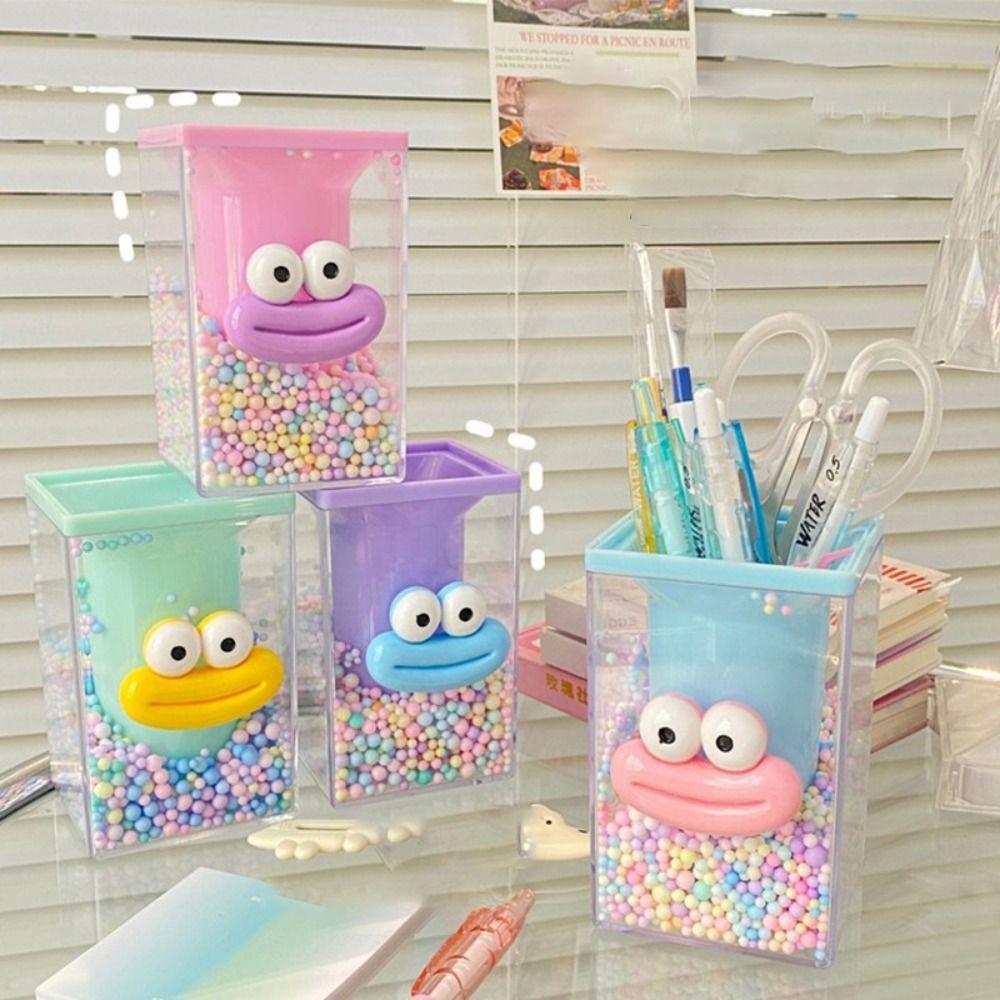 Funny Colored Ball Pen Holder Acrylic Stationery Storage Box Sausage Mouth Pen Holder Students зелёный
Funny Colored Ball Pen Holder Acrylic Stationery Storage Box Sausage Mouth Pen Holder Students зелёный