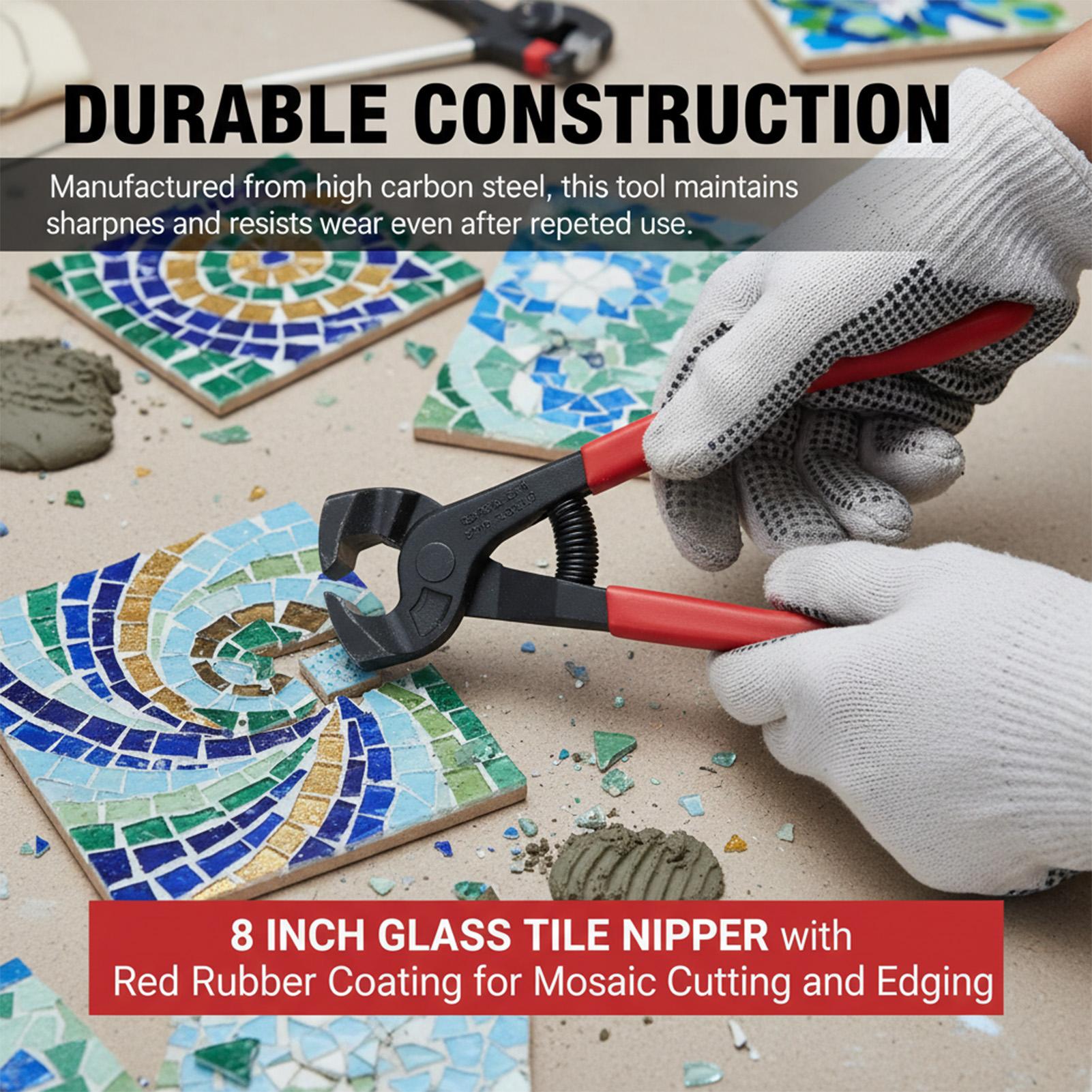 8inch Trimming Pliers Long Handled Glass Tile Scissors Portable Mosaic Cutting And Trimming Pliers Home Decoration Accessory красный
8inch Trimming Pliers Long Handled Glass Tile Scissors Portable Mosaic Cutting And Trimming Pliers Home Decoration Accessory красный