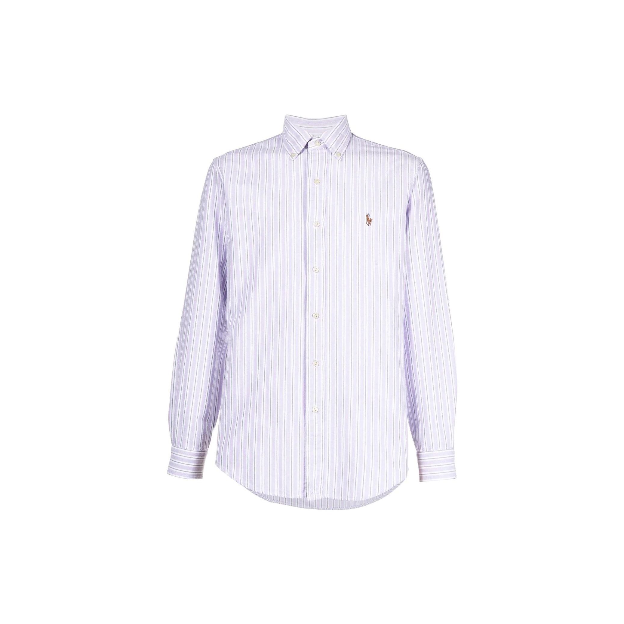 Polo Ralph Lauren SS23 Рубашка с полосатым воротником поло, однобортная, с длинным рукавом, мужская, светло-фиолетовая 710897266-001 L
Polo Ralph Lauren SS23 Рубашка с полосатым воротником поло, однобортная, с длинным рукавом, мужская, светло-фиолетовая 710897266-001 L