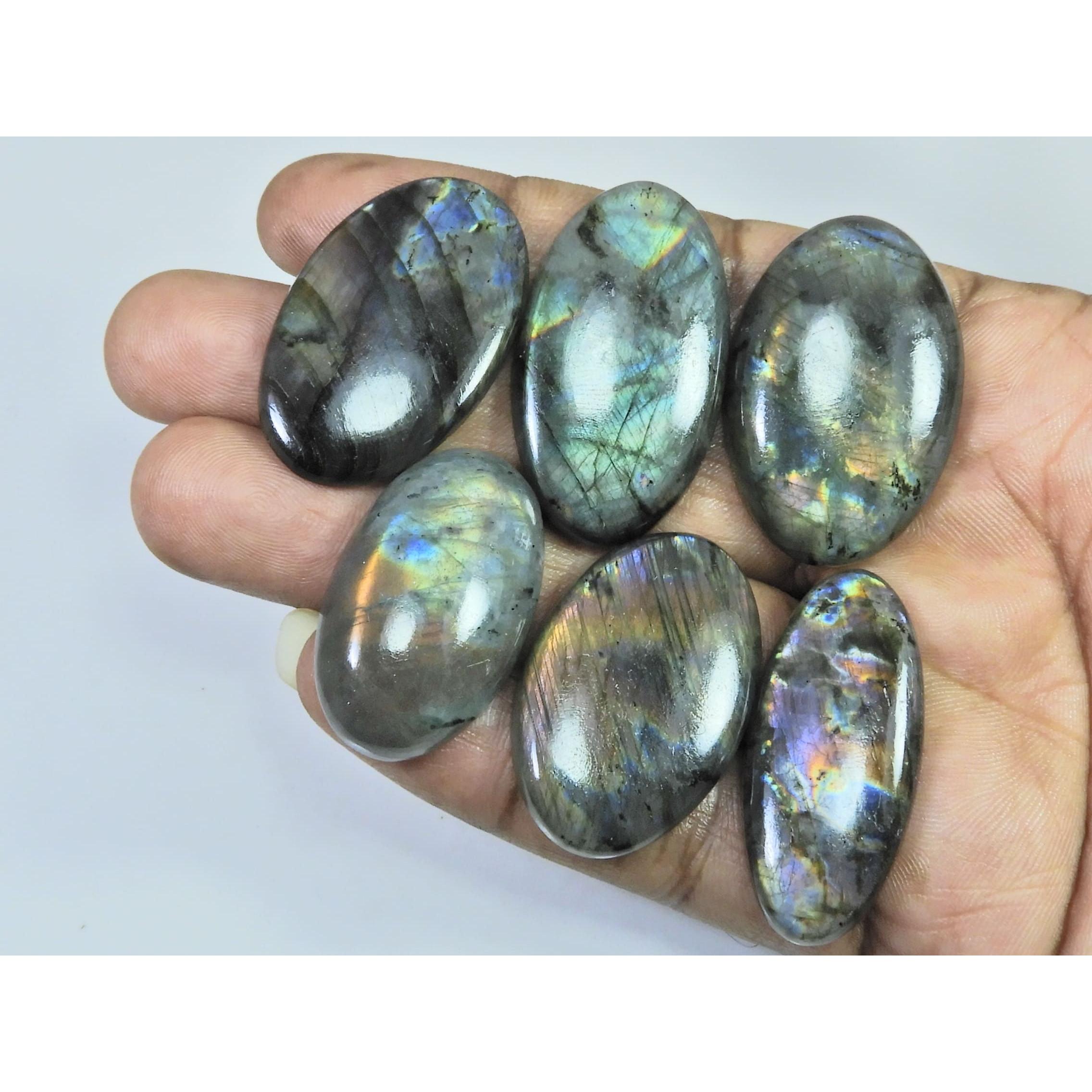 269Cts. Natural Purple Labradorite Spectrolite Oval Loose Gemstone 6Pcs Lot LL-1174
269Cts. Natural Purple Labradorite Spectrolite Oval Loose Gemstone 6Pcs Lot LL-1174