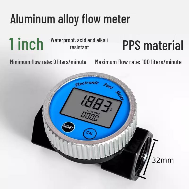 Aokewen 1-inch Stainless Steel Digital Liquid Turbine Flow Meter
Aokewen 1-inch Stainless Steel Digital Liquid Turbine Flow Meter