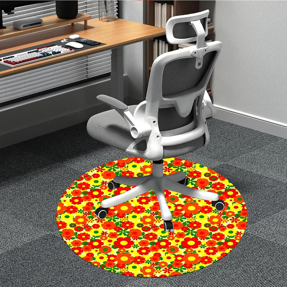 1pc Floral Pattern Chair Carpet for Office Non-Slip, Lightweight, Machine Washable Rug for Office, Room - Holiday Decoryy251016009 80cm by 80cm
1pc Floral Pattern Chair Carpet for Office Non-Slip, Lightweight, Machine Washable Rug for Office, Room - Holiday Decoryy251016009 80cm by 80cm
