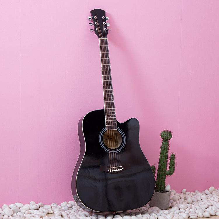 41-Inch Solid Spruce Top Folk Guitar with Cutaway and Matte Finish
41-Inch Solid Spruce Top Folk Guitar with Cutaway and Matte Finish