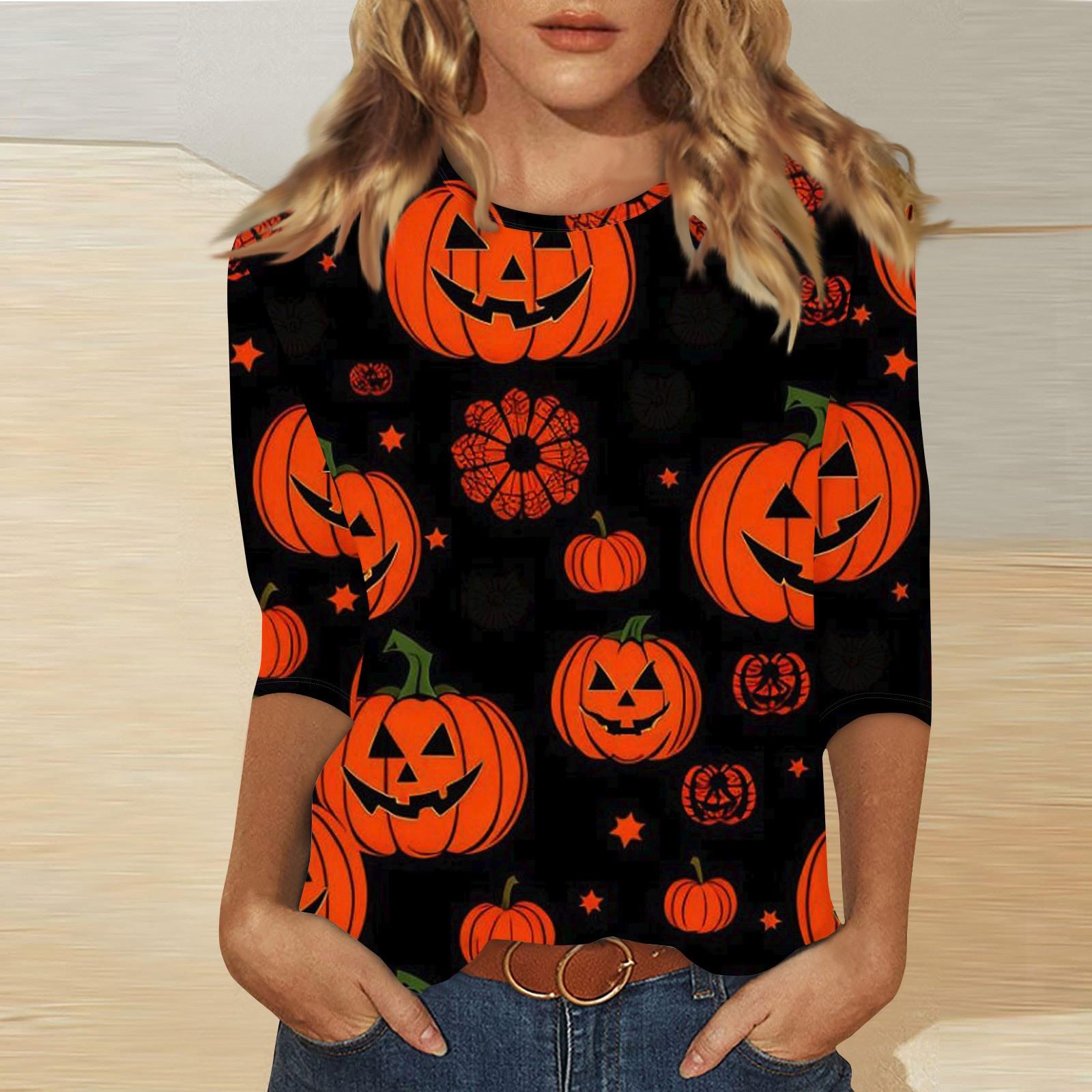 Women s Fashion Casual Round Neck Printed 3/4 T-shirt Top S шафрановий
Women s Fashion Casual Round Neck Printed 3/4 T-shirt Top S шафрановий