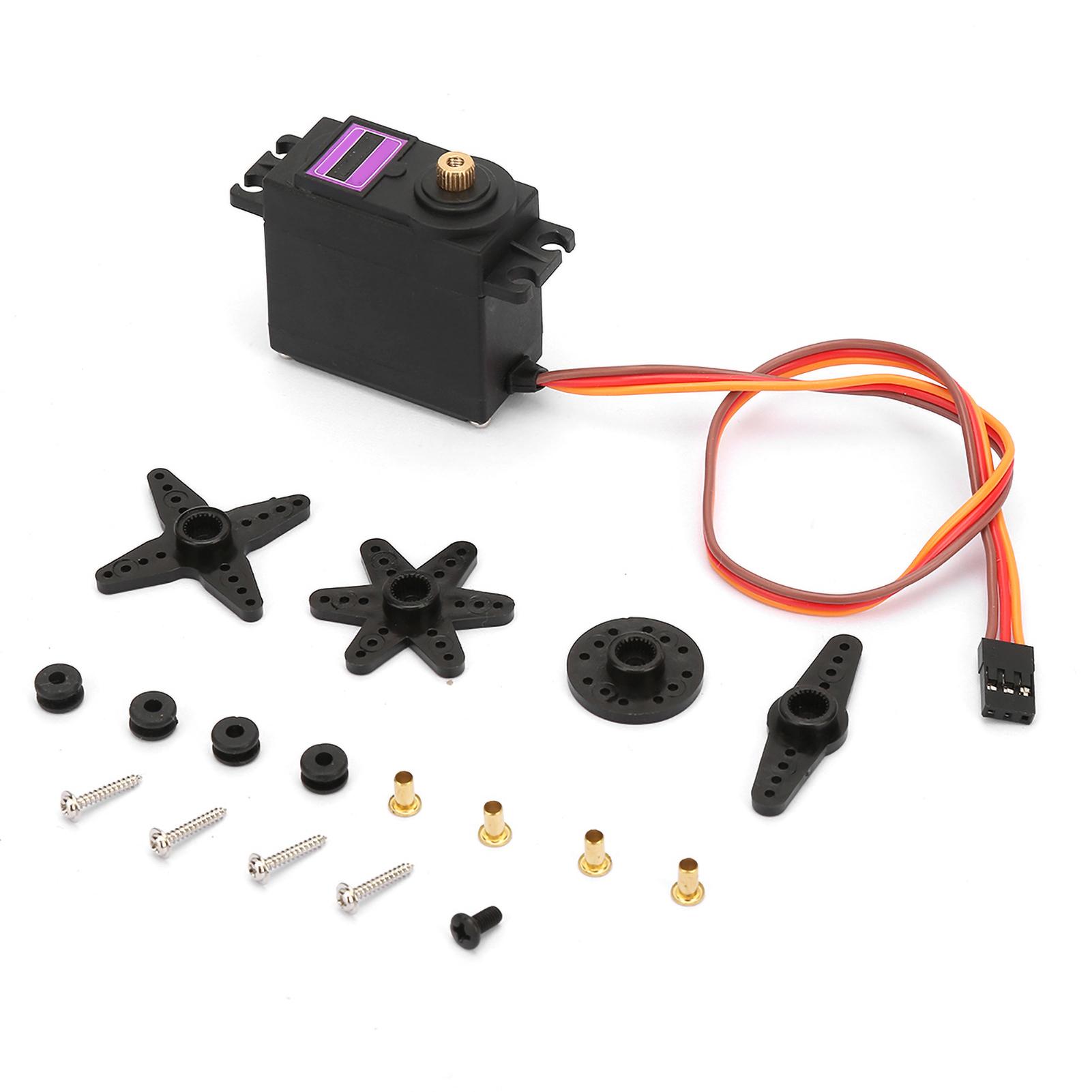 Servo Metal Gear Steering Gear for Remote Control Car Robot (Type 2)
Servo Metal Gear Steering Gear for Remote Control Car Robot (Type 2)