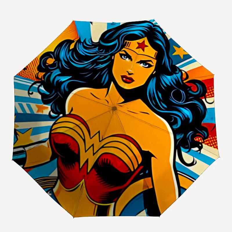 1pc Wonder Woman Superhero Automatic Folding Umbrella - Compact 8-Rib Design,Festive Gift for Friends & Family, Compact Umbrella 21203
1pc Wonder Woman Superhero Automatic Folding Umbrella - Compact 8-Rib Design,Festive Gift for Friends & Family, Compact Umbrella 21203