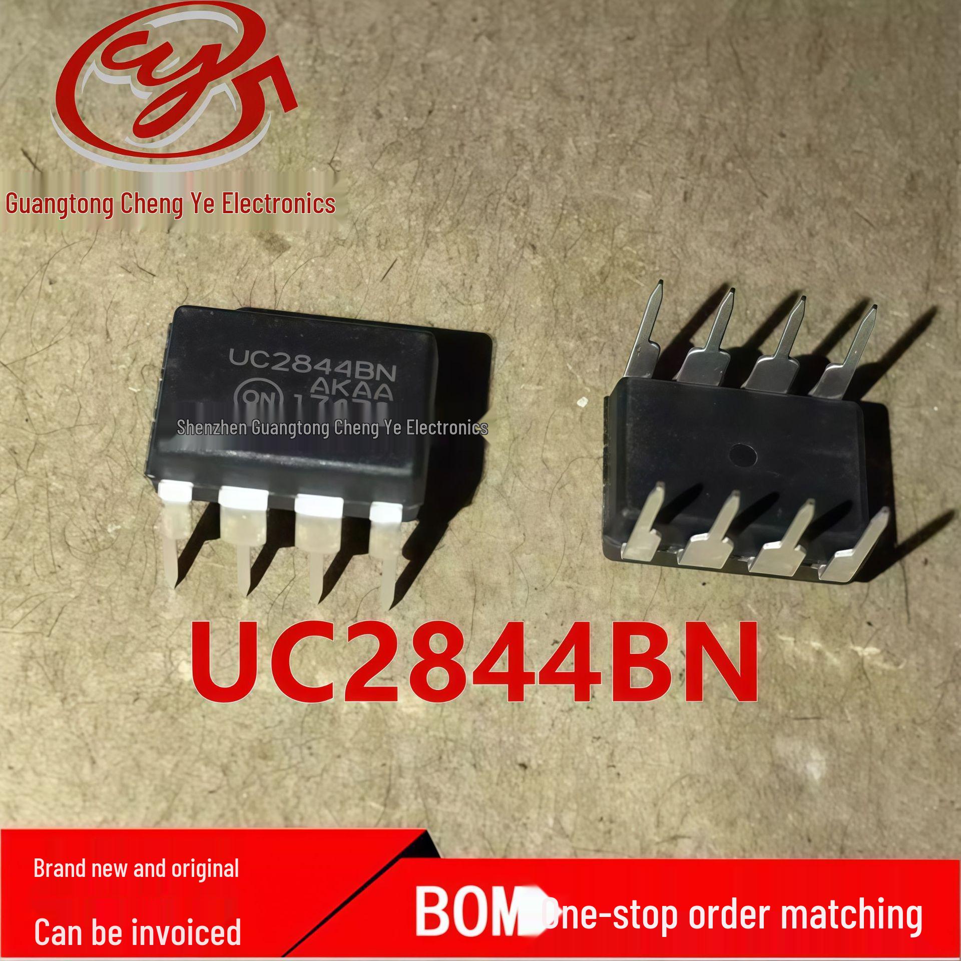 Brand New UC2844BN Current Controller, Through-Hole DIP8 Package
Brand New UC2844BN Current Controller, Through-Hole DIP8 Package