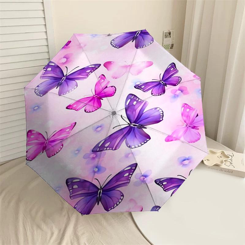1PC Butterflies Flowers Umbrella-8-Rib Reinforced Portable Folding Travel Suitable for All Seasons Outdoor Daily Use-Z0456
1PC Butterflies Flowers Umbrella-8-Rib Reinforced Portable Folding Travel Suitable for All Seasons Outdoor Daily Use-Z0456