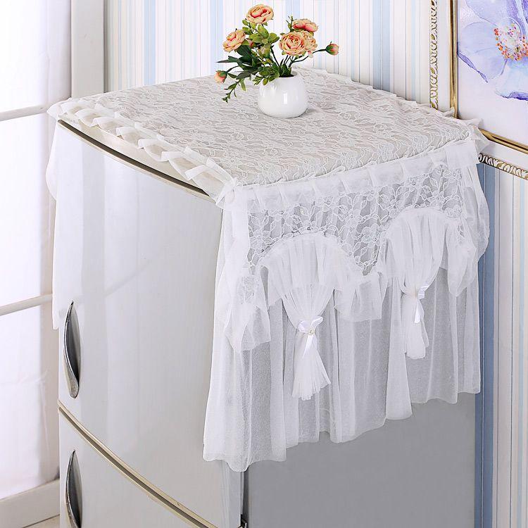 Purple Refrigerator Towel Dust Cover Lace Single Door Washing Machine Cover Towel 55*160cm
Purple Refrigerator Towel Dust Cover Lace Single Door Washing Machine Cover Towel 55*160cm