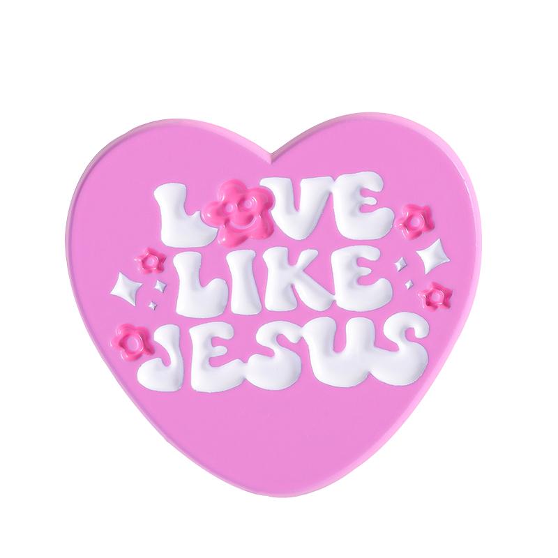 Love Likes Jesus Enamel Pin Pink Heart Christian Quotes Metal Brooch Lapel Backpack Badge Jewelry Accessories Gift for Friends
Love Likes Jesus Enamel Pin Pink Heart Christian Quotes Metal Brooch Lapel Backpack Badge Jewelry Accessories Gift for Friends