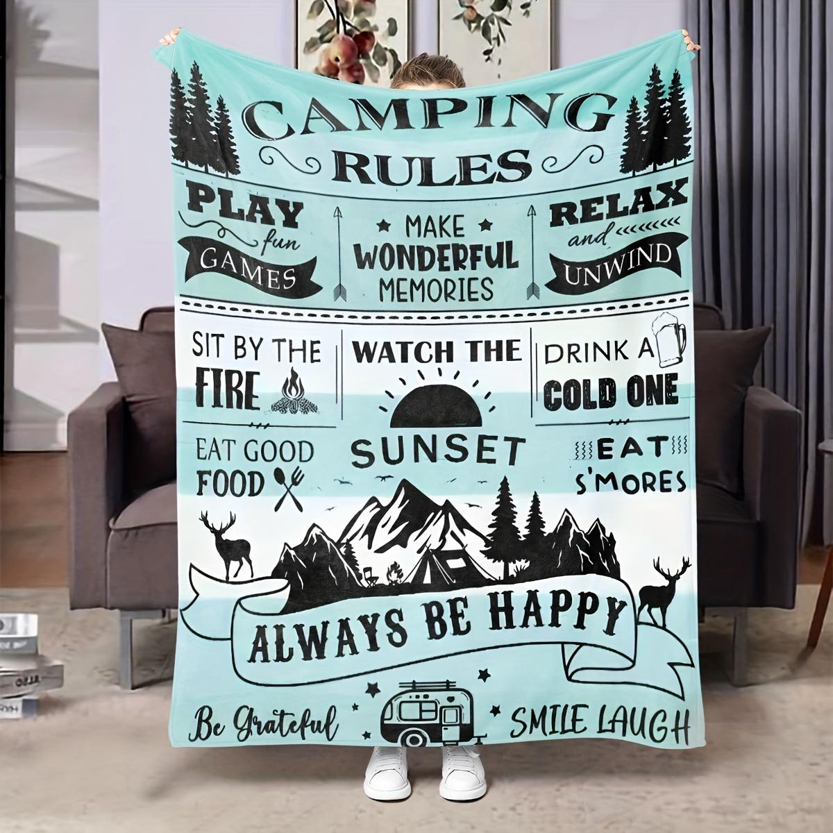 Cozy Camping Blanket for All Seasons - Perfect Gift for Outdoor Enthusiasts, Men and Women-Great for RVing, Hiking and Traveling 130X150cm
Cozy Camping Blanket for All Seasons - Perfect Gift for Outdoor Enthusiasts, Men and Women-Great for RVing, Hiking and Traveling 130X150cm