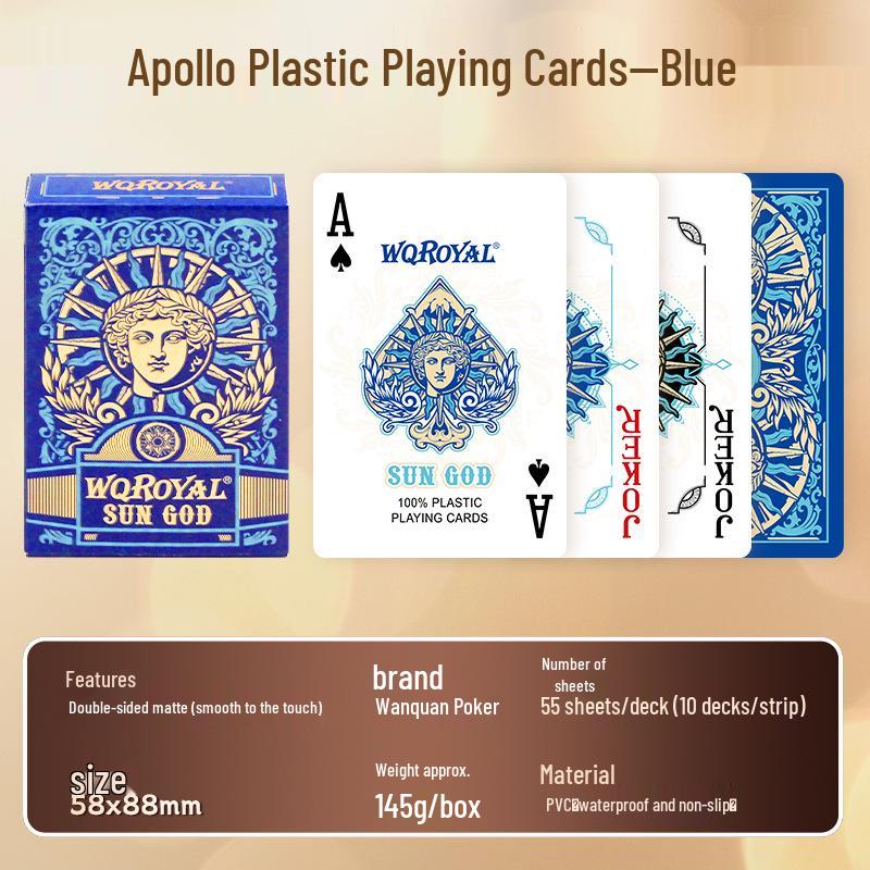 Waterproof PVC Playing Cards for Bridge, Hotel, and Outdoor Use
Waterproof PVC Playing Cards for Bridge, Hotel, and Outdoor Use