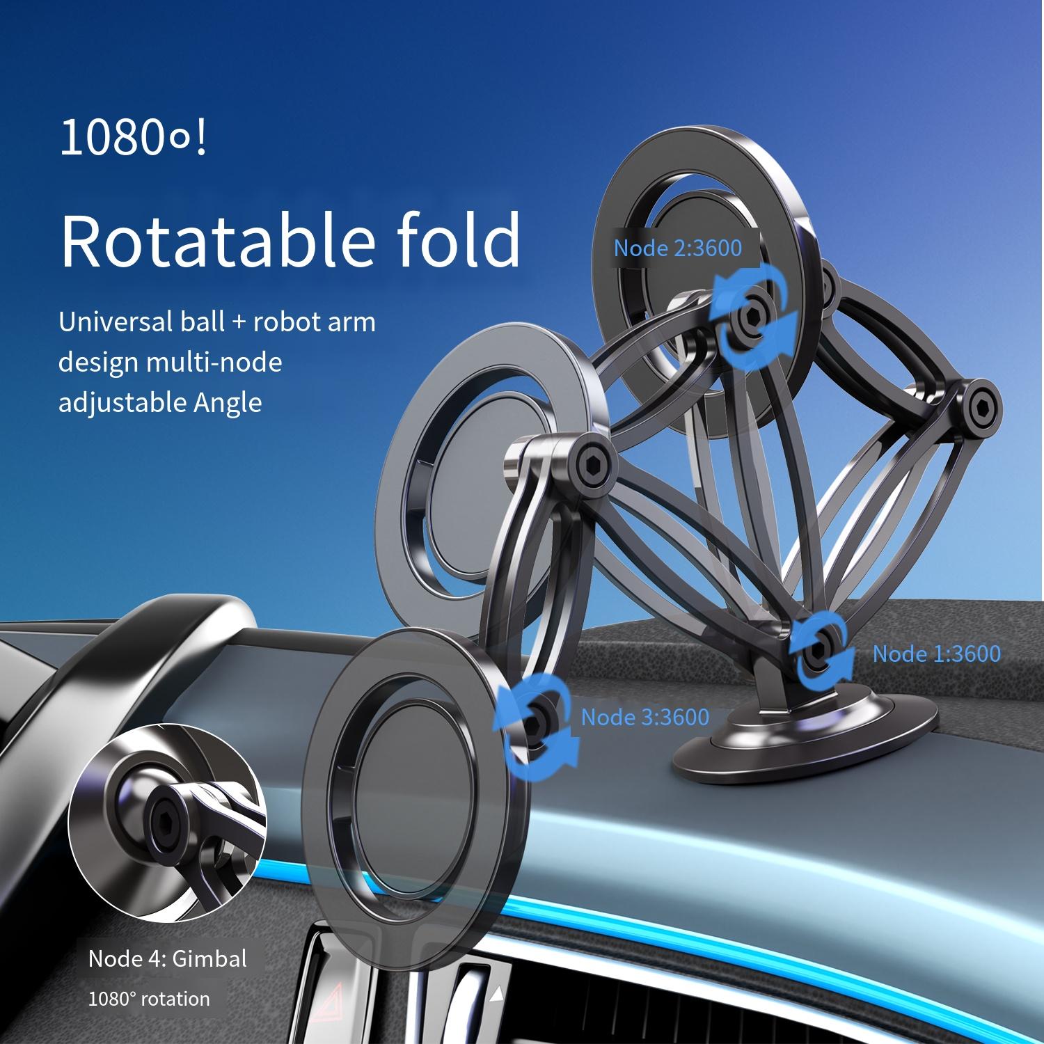 HD-030 Car Dashboard Mount Magnetic Phone Holder Alloy Adjustable Cellphone Stand
HD-030 Car Dashboard Mount Magnetic Phone Holder Alloy Adjustable Cellphone Stand
