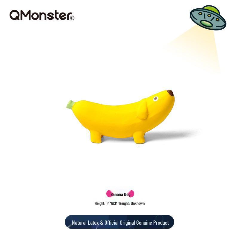 Qmonster Banana Dog Toy: Fruit-Shaped, Teething & Sounding Durable Chew for Small to Medium Dogs
Qmonster Banana Dog Toy: Fruit-Shaped, Teething & Sounding Durable Chew for Small to Medium Dogs