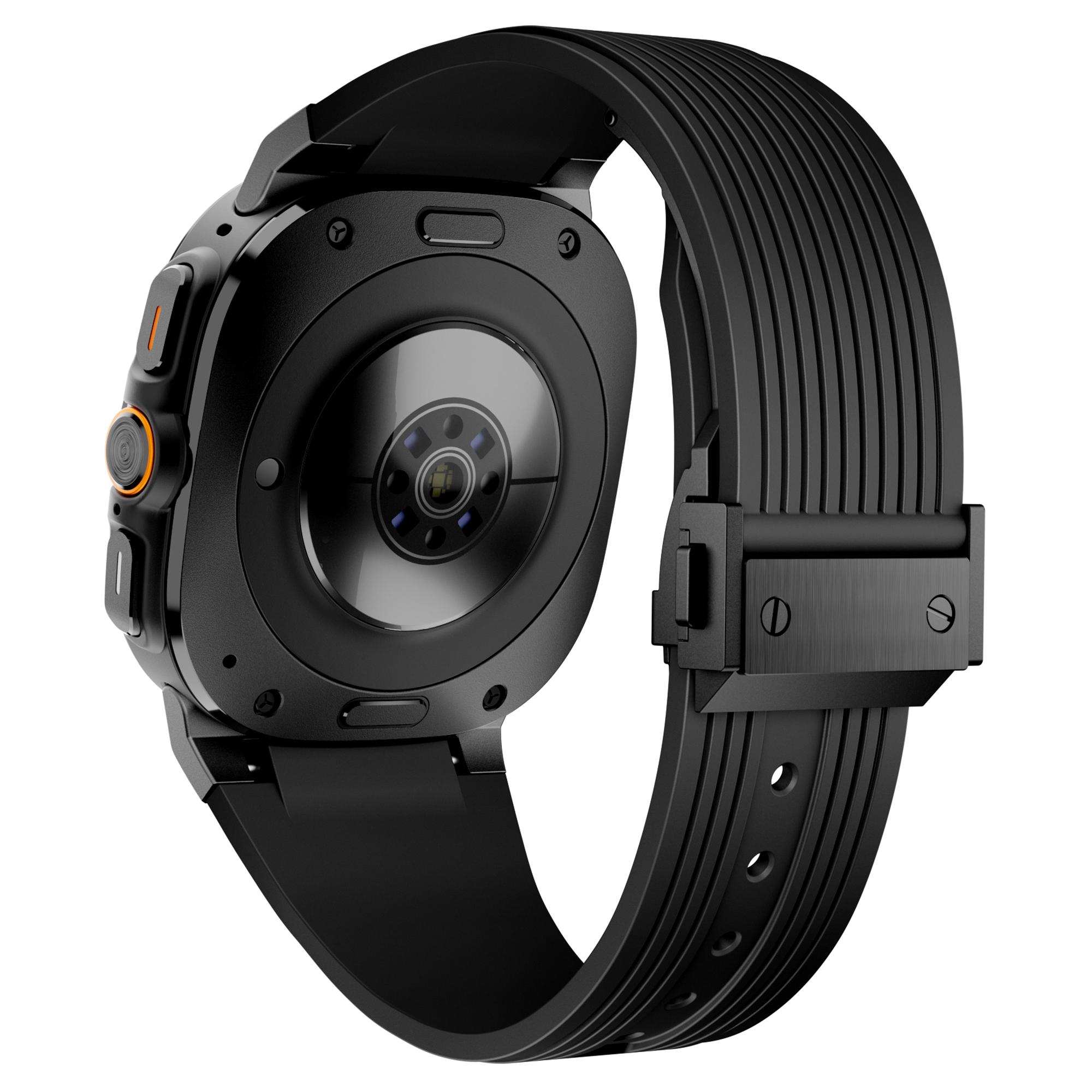 For Samsung Galaxy Watch Ultra 47mm Silicone Band Black Connector Black Buckle Watch Strap A
For Samsung Galaxy Watch Ultra 47mm Silicone Band Black Connector Black Buckle Watch Strap A