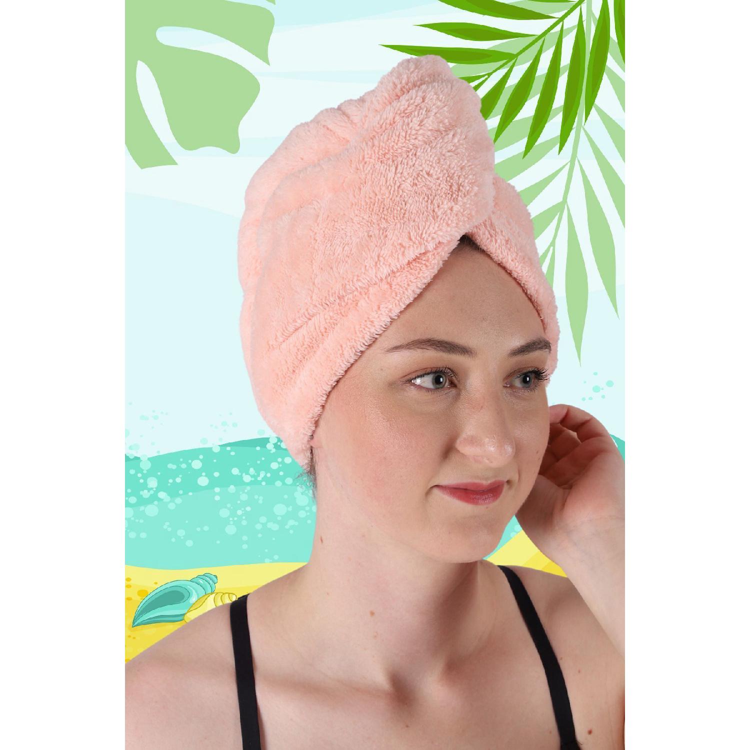 Пляжний рушник Шапочка для сушіння волосся Рушник для сушіння волосся на ґудзиках м ятний 
Пляжний рушник Шапочка для сушіння волосся Рушник для сушіння волосся на ґудзиках м ятний