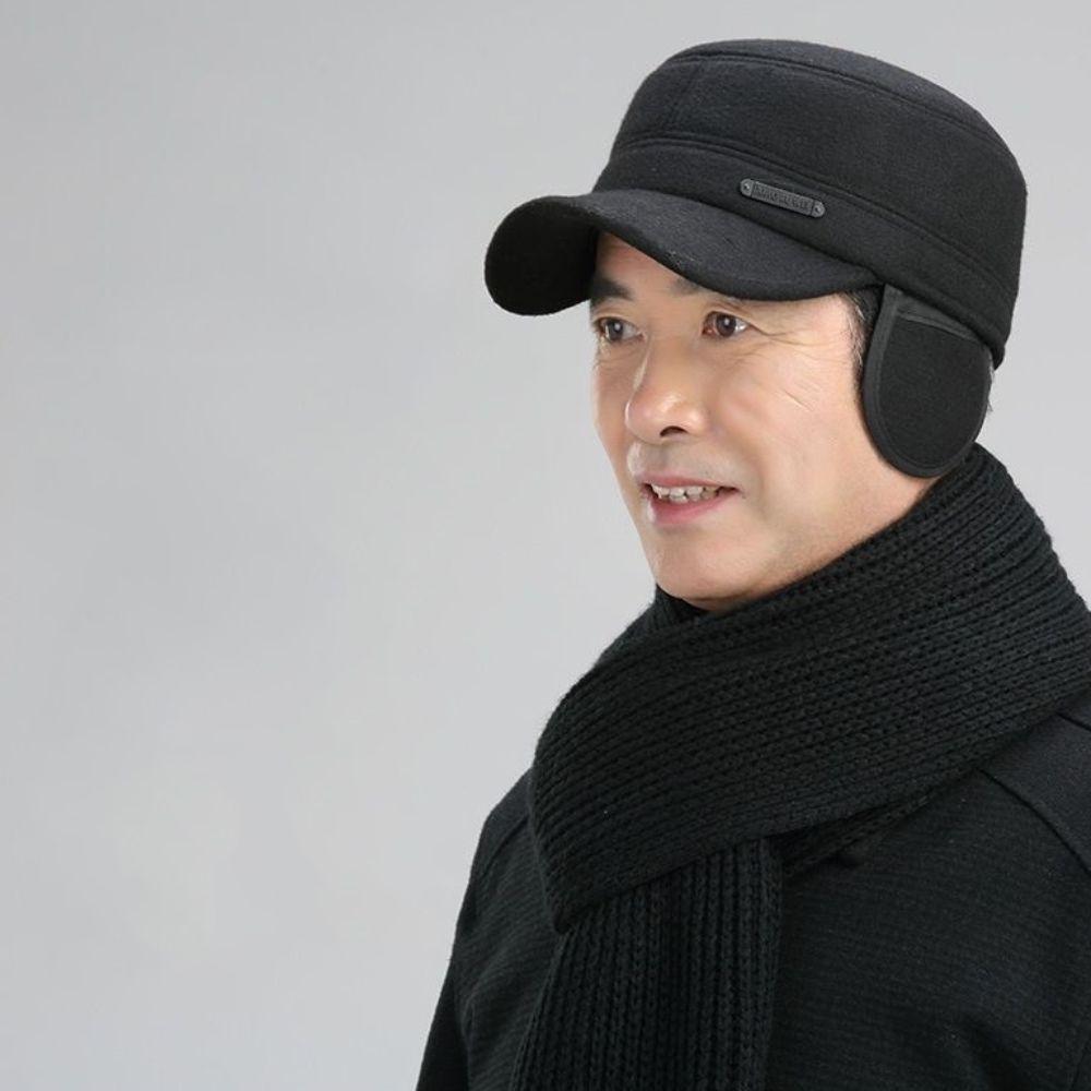Leather Brim Cold Proof Baseball Cap Plush Peaked Cap Simple Ear Protection Wool Cap Autumn чёрный
Leather Brim Cold Proof Baseball Cap Plush Peaked Cap Simple Ear Protection Wool Cap Autumn чёрный
