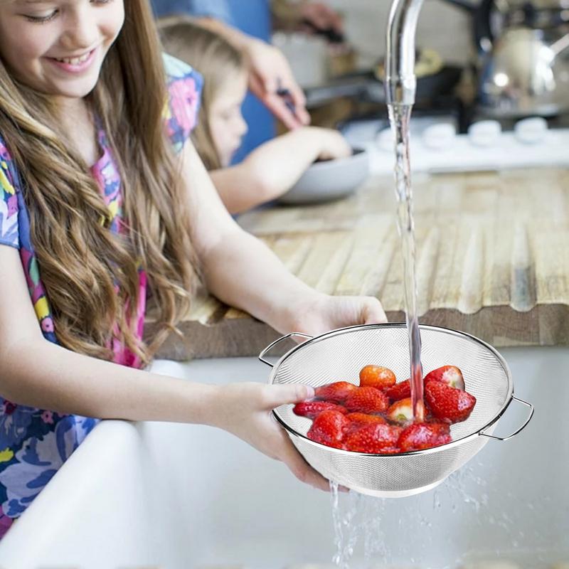 Stainless steel fruit cleaning basket multifunctional kitchen filter basket food grade stainless steel water filter with handle прозрачный
Stainless steel fruit cleaning basket multifunctional kitchen filter basket food grade stainless steel water filter with handle прозрачный