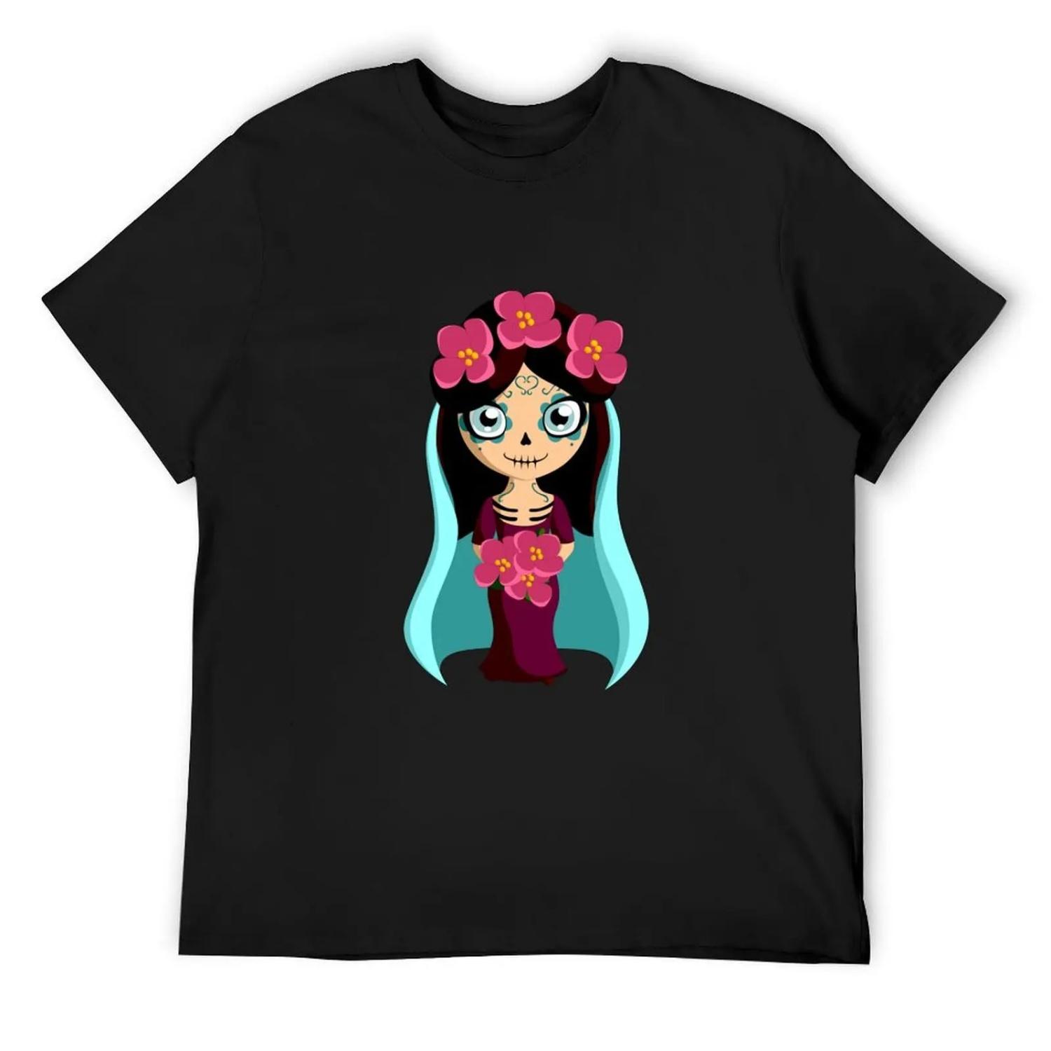 Day of the Dead Skull Bride Design T-Shirt plus sizes summer clothes summer top t shirts for men graphic XXXXXL чорний
Day of the Dead Skull Bride Design T-Shirt plus sizes summer clothes summer top t shirts for men graphic XXXXXL чорний