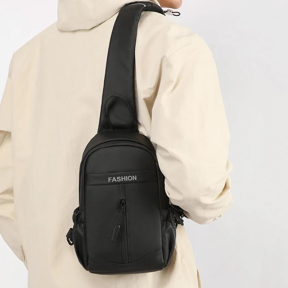 Commuting Nylon Sling Backpack Casual Single Shoulder Bag Rucksack Male Crossbody Bag Hiking чорний
Commuting Nylon Sling Backpack Casual Single Shoulder Bag Rucksack Male Crossbody Bag Hiking чорний