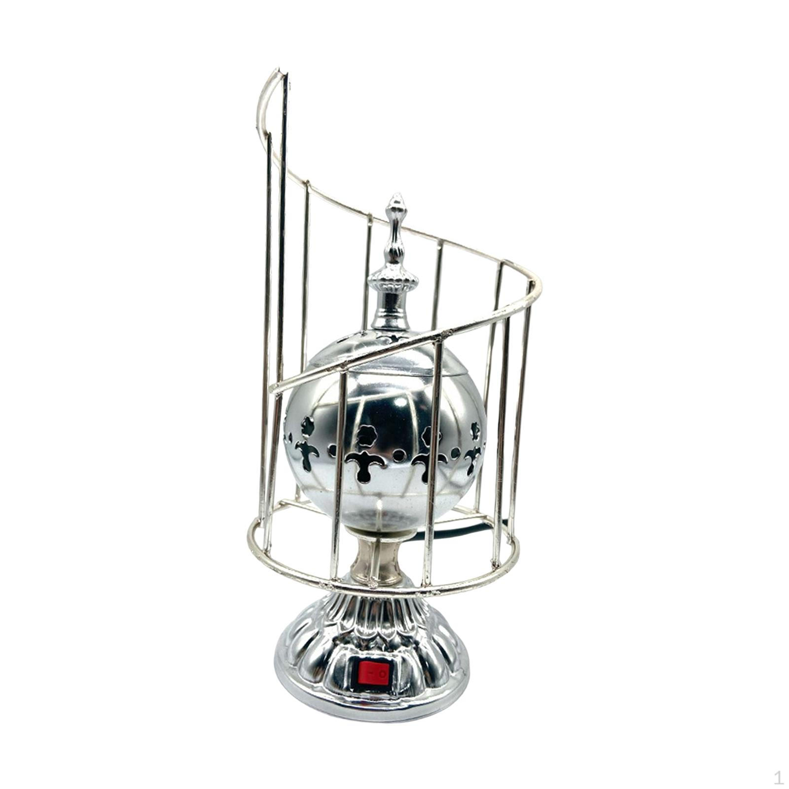 Electric Burner Holders Metal Decoration Antique Craftwork Censer Stand Aureate Argent
Electric Burner Holders Metal Decoration Antique Craftwork Censer Stand Aureate Argent