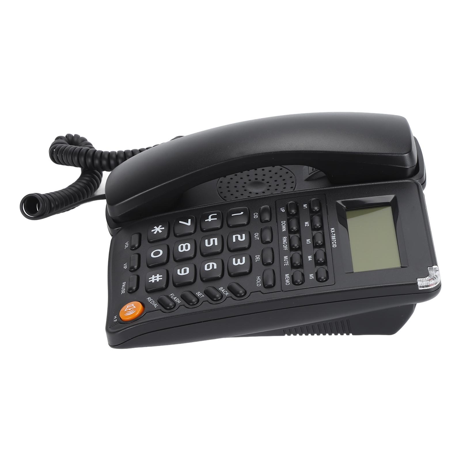 Desktop Telephone NaBig Button Corded Landline Telephone 16 Bit HD Screen Wired Phone for Home Hotel
Desktop Telephone NaBig Button Corded Landline Telephone 16 Bit HD Screen Wired Phone for Home Hotel