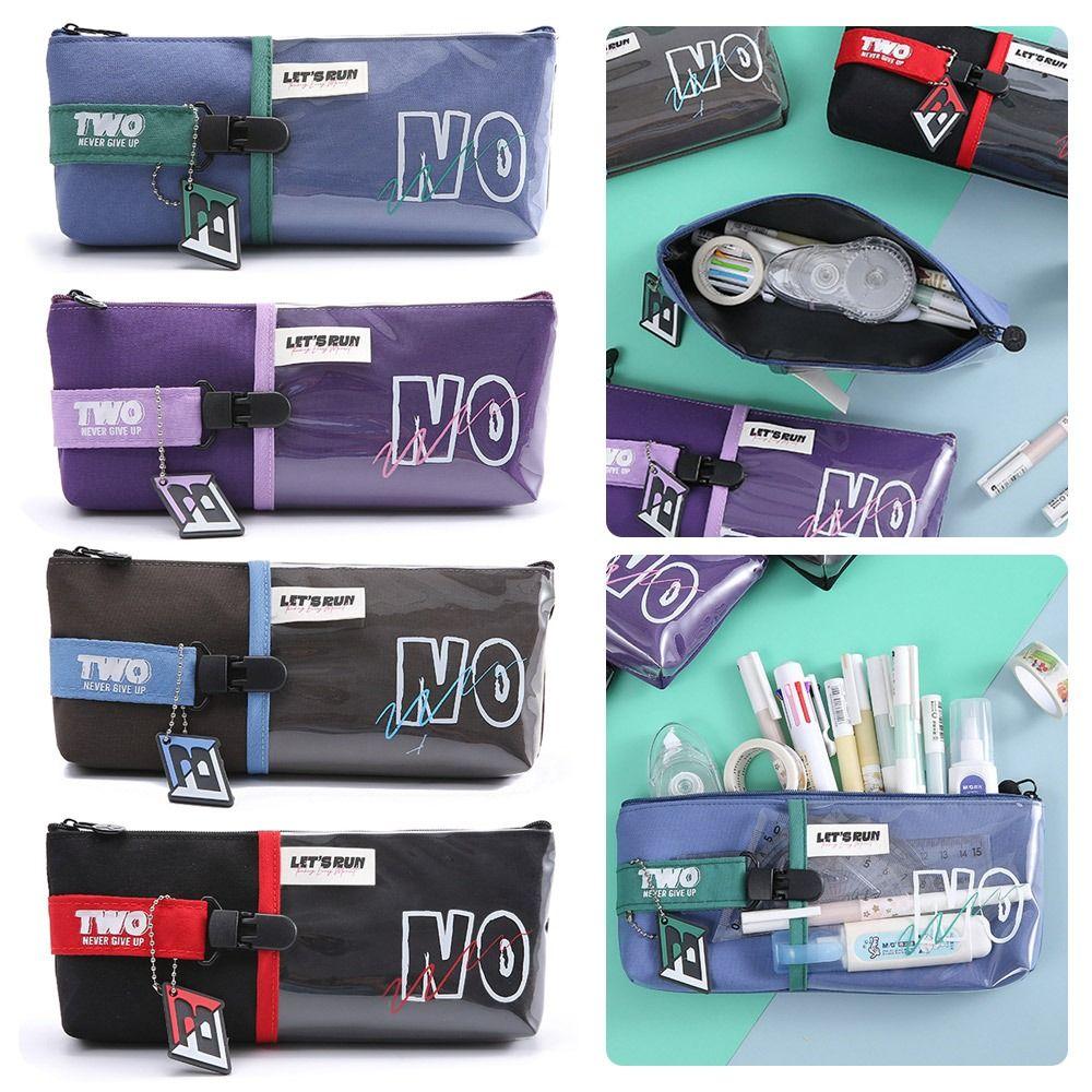 Cartoon Portable Stationery Box Double Stationery Storage Bag Large Capacity Pencil Bag Simple
Cartoon Portable Stationery Box Double Stationery Storage Bag Large Capacity Pencil Bag Simple