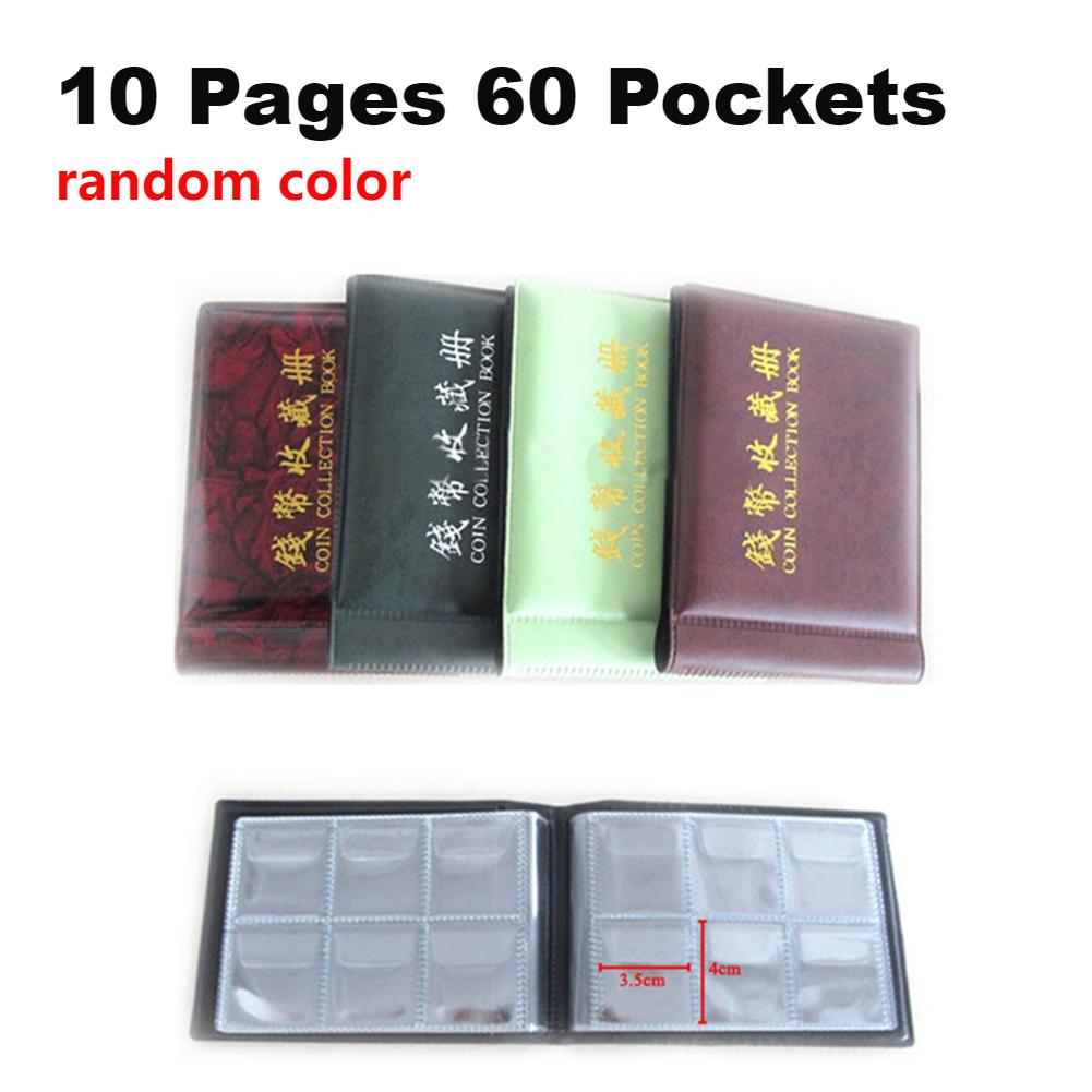 120/60 Pockets Artificial PU Leather Coins Collection Album Book 10 Page Coin Collecting Money Organizer Storage Bags PVC Film
120/60 Pockets Artificial PU Leather Coins Collection Album Book 10 Page Coin Collecting Money Organizer Storage Bags PVC Film