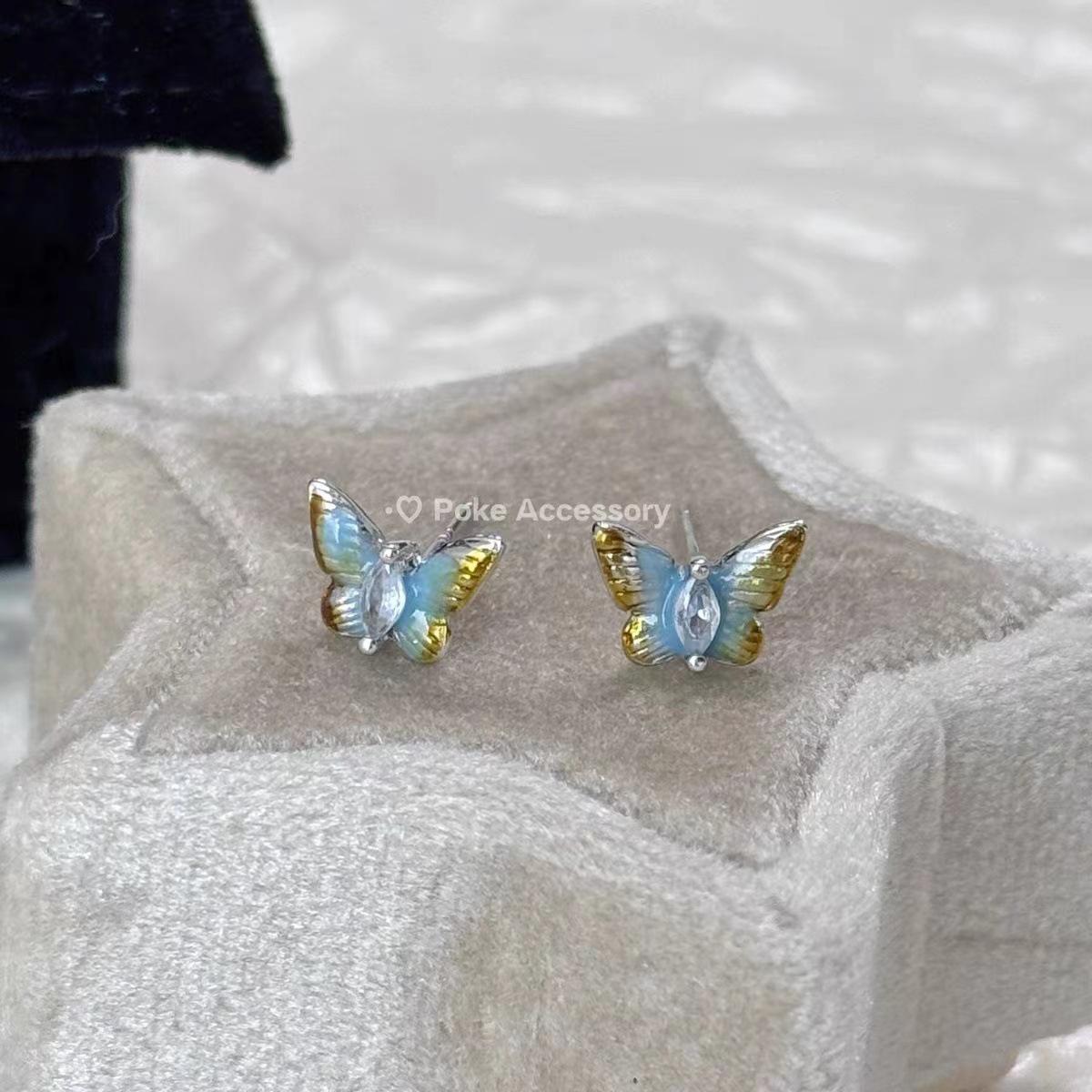 Gradual change dripping oil blue butterfly stud earrings female personality ins Maillard wind earrings light luxury niche high-end earrings
Gradual change dripping oil blue butterfly stud earrings female personality ins Maillard wind earrings light luxury niche high-end earrings