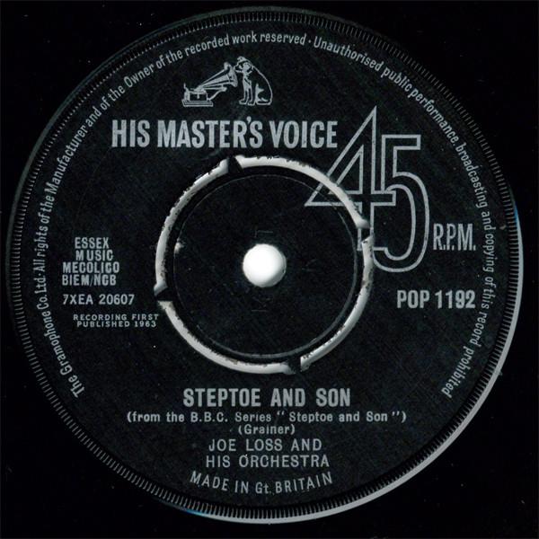 7inch Record JOE LOSS & HIS ORCHESTRA - Steptoe And Son POP1192 His Master s Vo 1963 UK Jazz Used
7inch Record JOE LOSS & HIS ORCHESTRA - Steptoe And Son POP1192 His Master s Vo 1963 UK Jazz Used