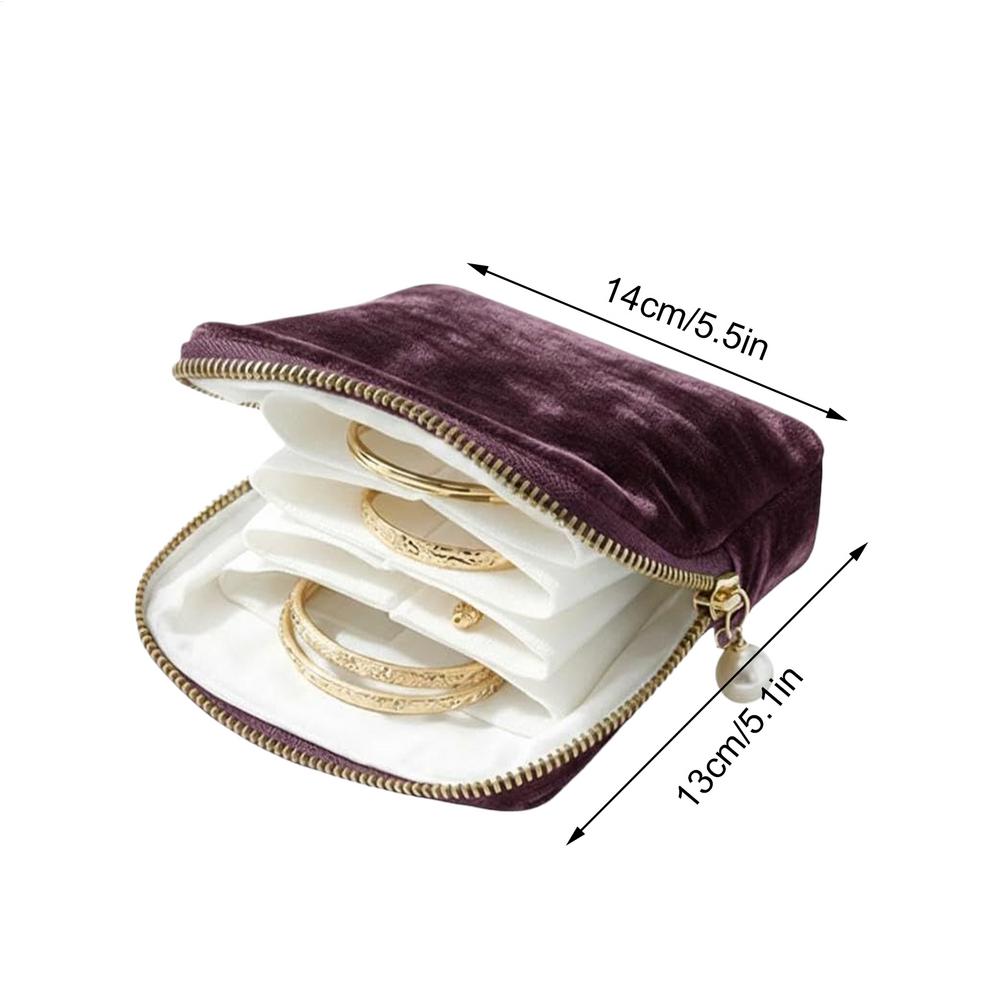 Jewelry Organizer Portable Multi-Compartment Zipper Pouch Small Travel Jewelry Case for Women for Earring Ring Necklace Birthday фиолетовый
Jewelry Organizer Portable Multi-Compartment Zipper Pouch Small Travel Jewelry Case for Women for Earring Ring Necklace Birthday фиолетовый
