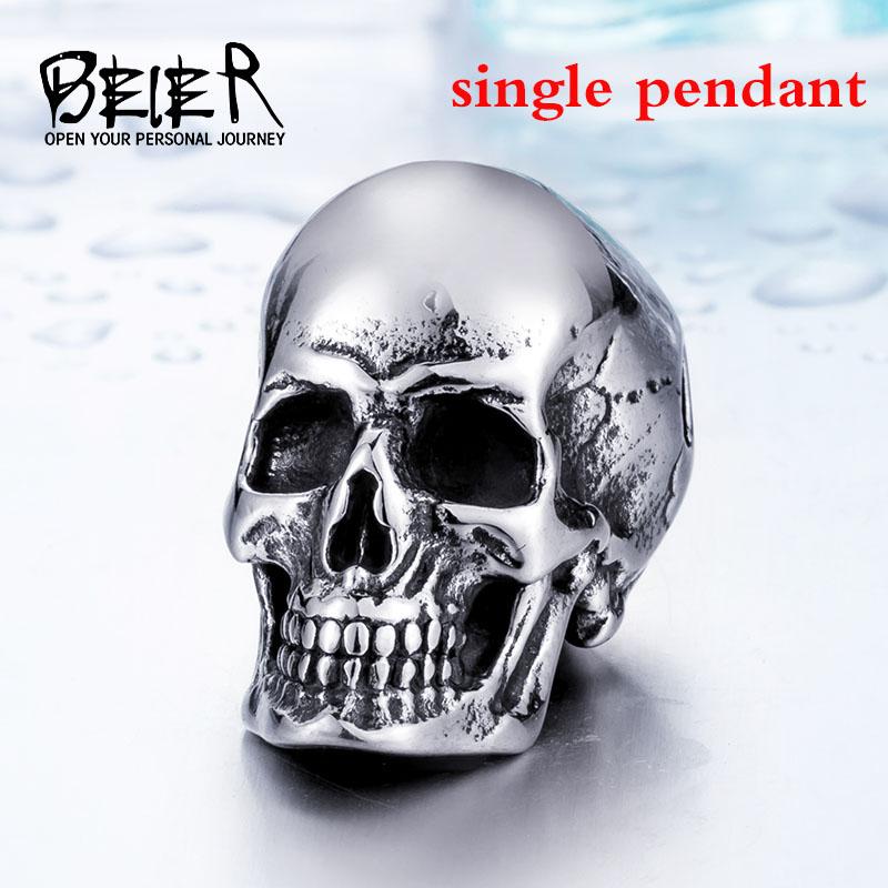 Beier New Store 316L Stainless Steel Pendant Necklace New Arrival Super Punk Skull Biker pendant Fashion Jewelry LLBP8-216PD
Beier New Store 316L Stainless Steel Pendant Necklace New Arrival Super Punk Skull Biker pendant Fashion Jewelry LLBP8-216PD
